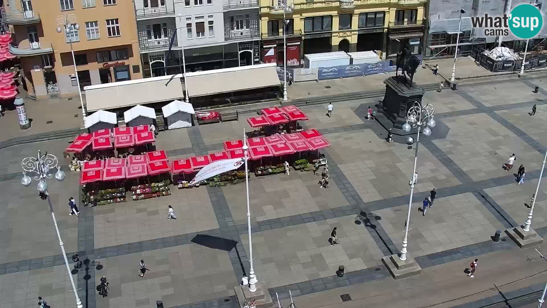 Piazza Ban Jelačić livecam Zagreb – Hotel Dubrovnik