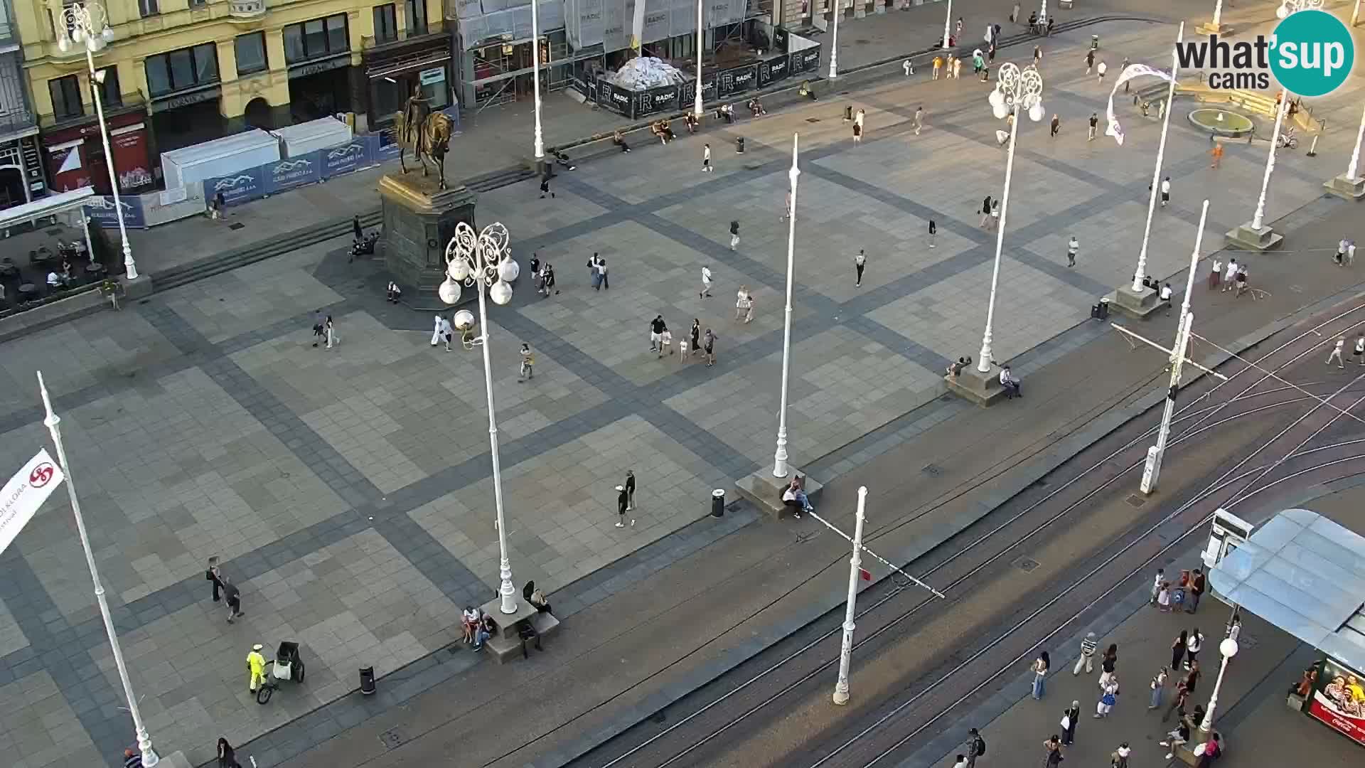 LIVE Webcam Zagreb Hotel Dubrovnik | Ban Jelačić square