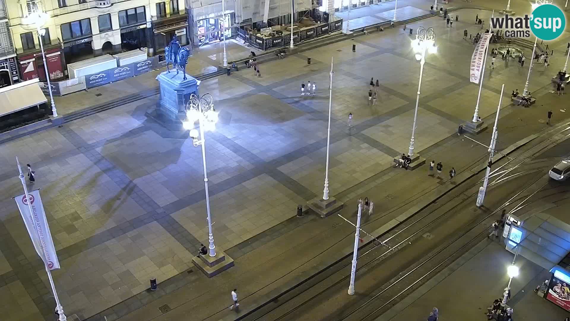 Ban Jelačić Platz  Live webcam Zagreb – Hotel Dubrovnik