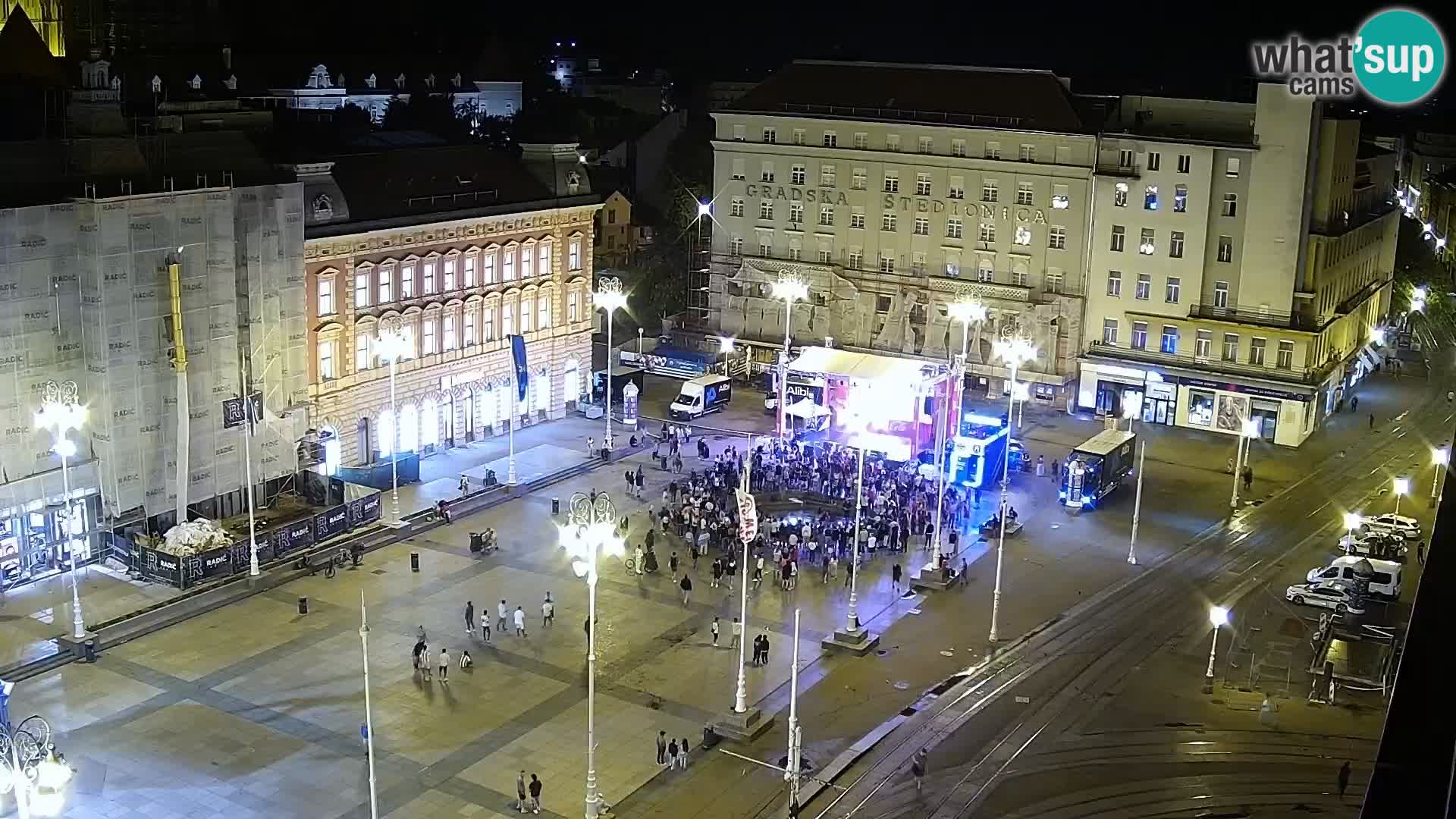 Piazza Ban Jelačić livecam Zagreb – Hotel Dubrovnik