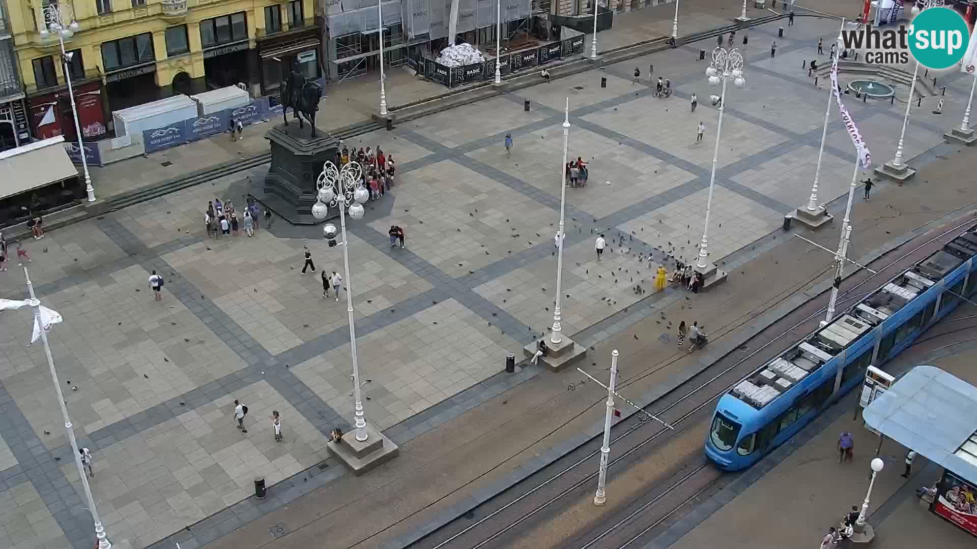 LIVE Webcam Zagreb Hotel Dubrovnik | Ban Jelačić square