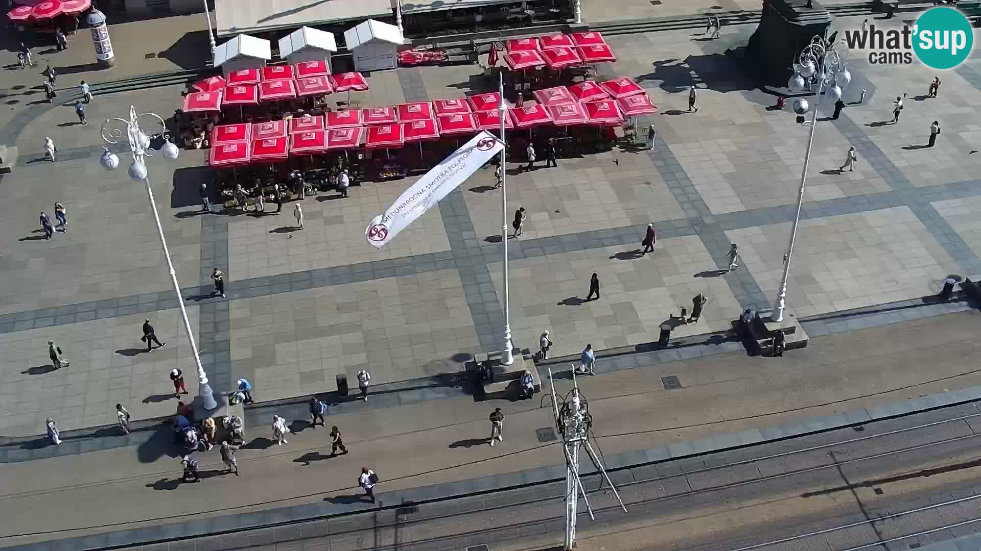 Ban Jelačić Platz  Live webcam Zagreb – Hotel Dubrovnik