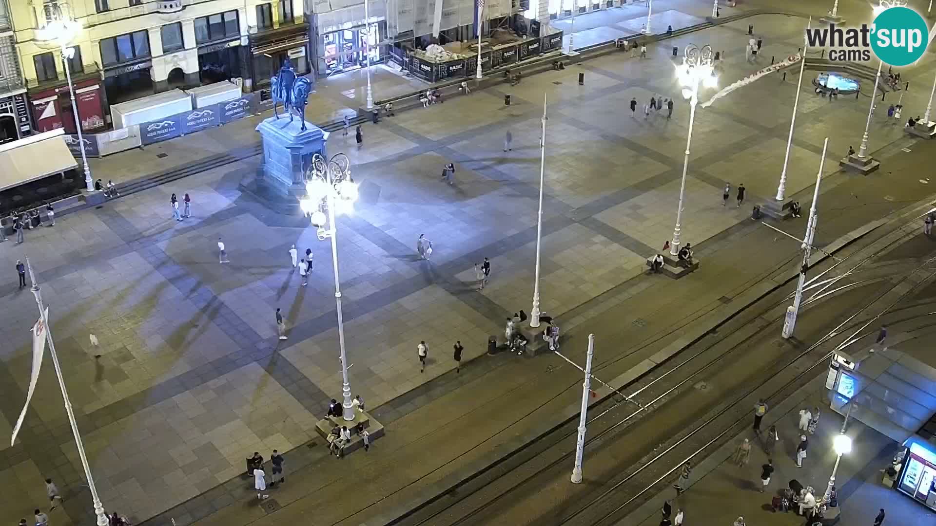 Ban Jelačić Platz  Live webcam Zagreb – Hotel Dubrovnik