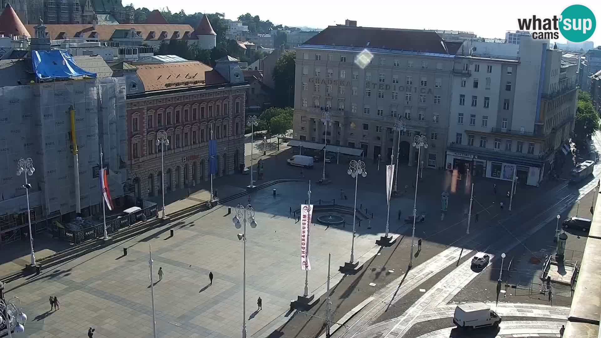 Ban Jelačić Platz Live webcam Zagreb – Hotel Dubrovnik