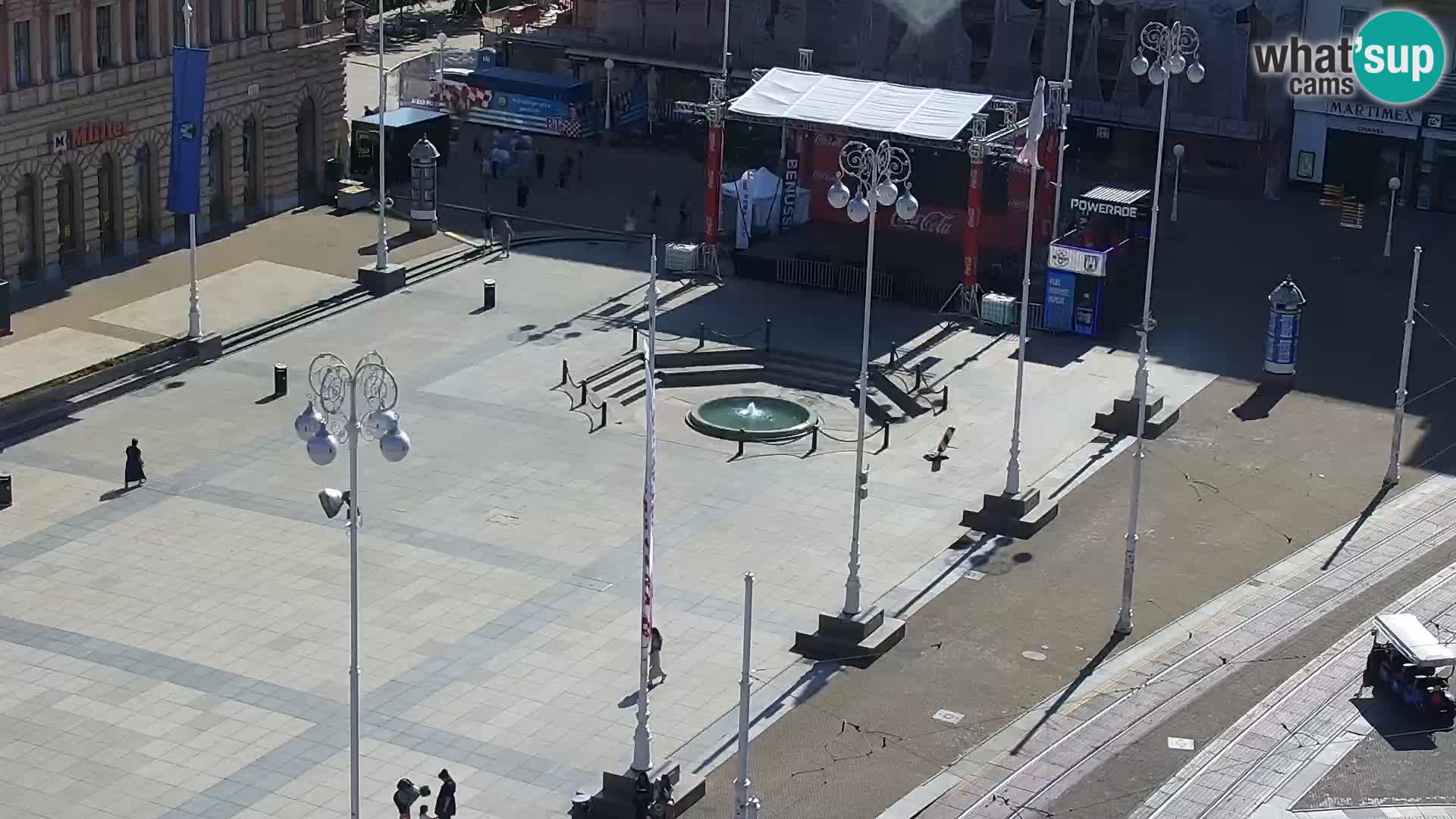 LIVE Webcam Zagreb Hotel Dubrovnik | Ban Jelačić square