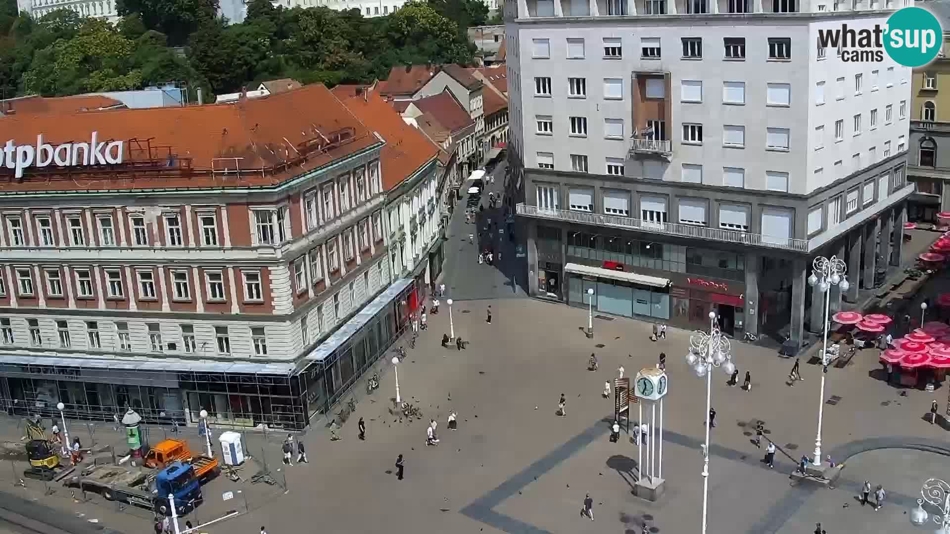 Ban Jelačić Platz  Live webcam Zagreb – Hotel Dubrovnik