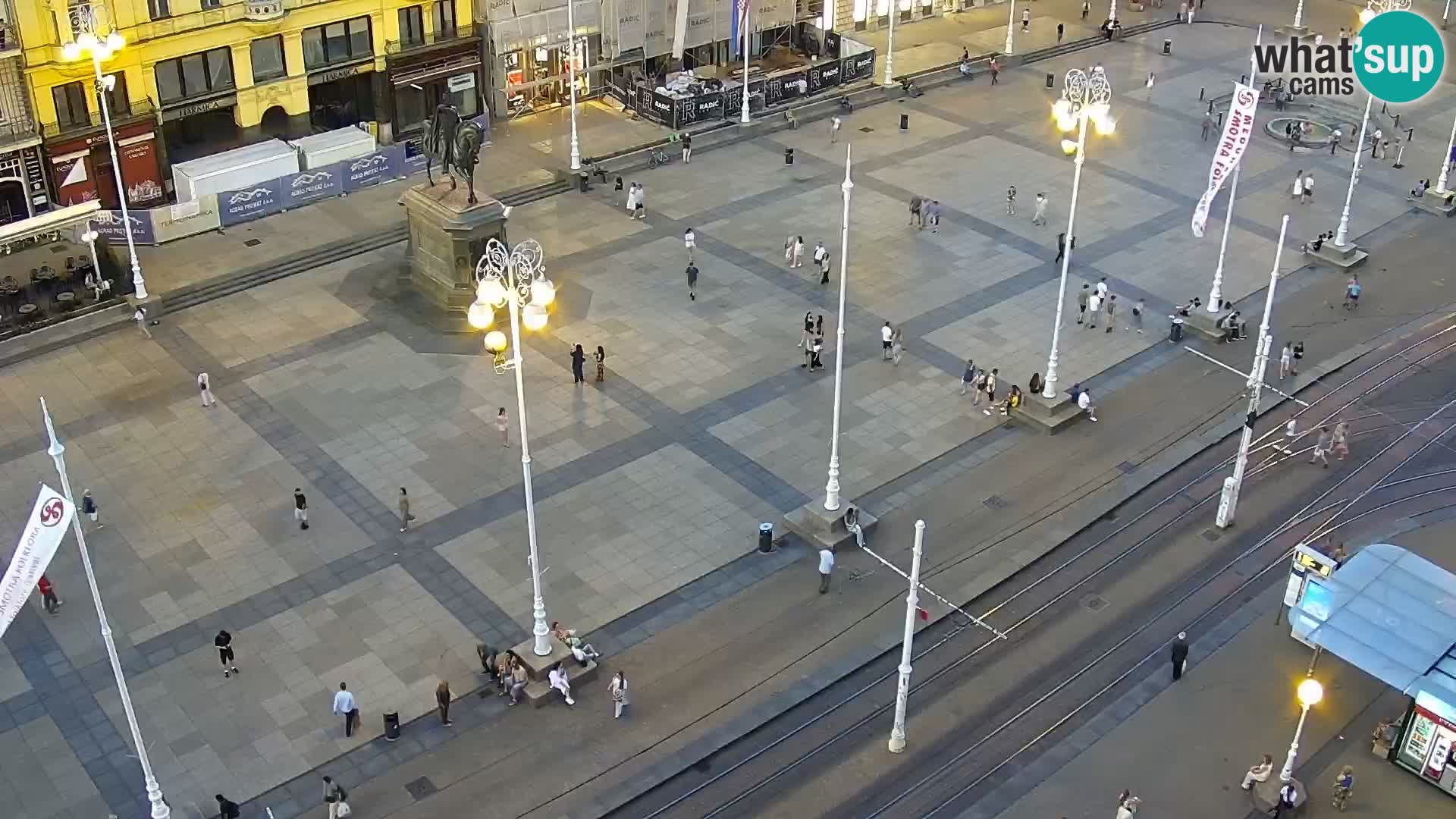 Ban Jelačić live cam Zagreb – Hotel Dubrovnik
