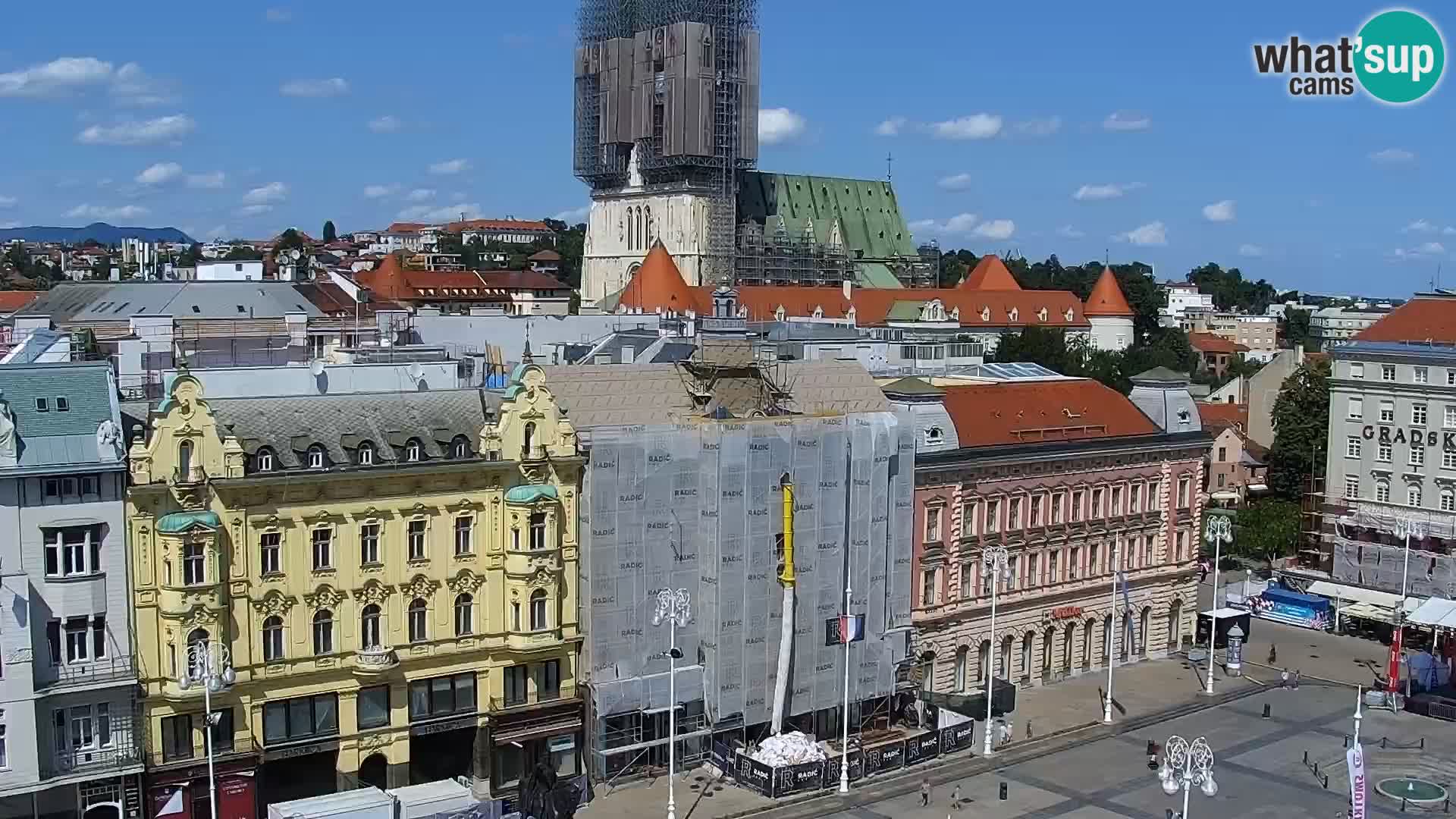 Ban Jelačić Platz Live webcam Zagreb – Hotel Dubrovnik