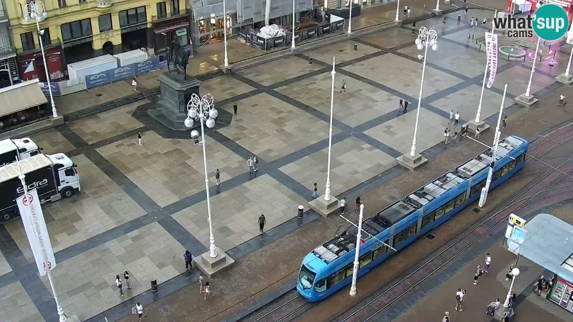Ban Jelačić live cam Zagreb – Hotel Dubrovnik