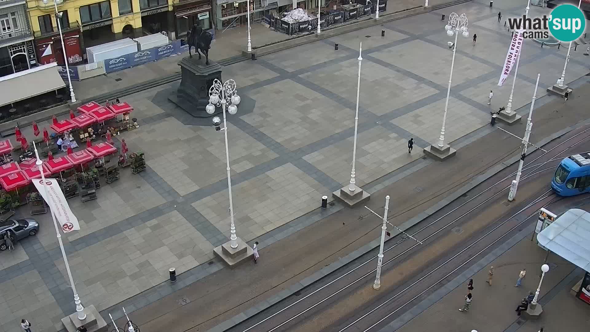 Piazza Ban Jelačić livecam Zagreb – Hotel Dubrovnik
