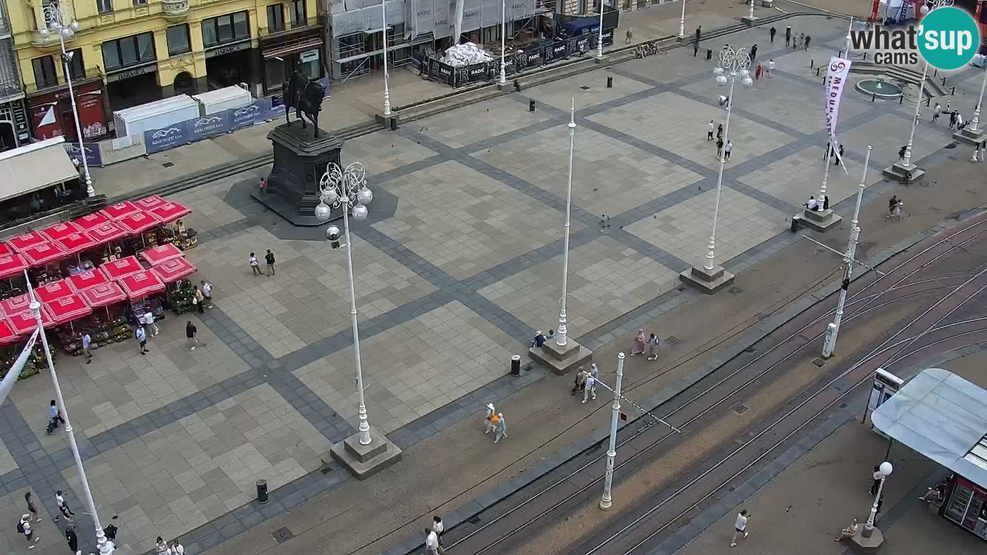 Piazza Ban Jelačić livecam Zagreb – Hotel Dubrovnik