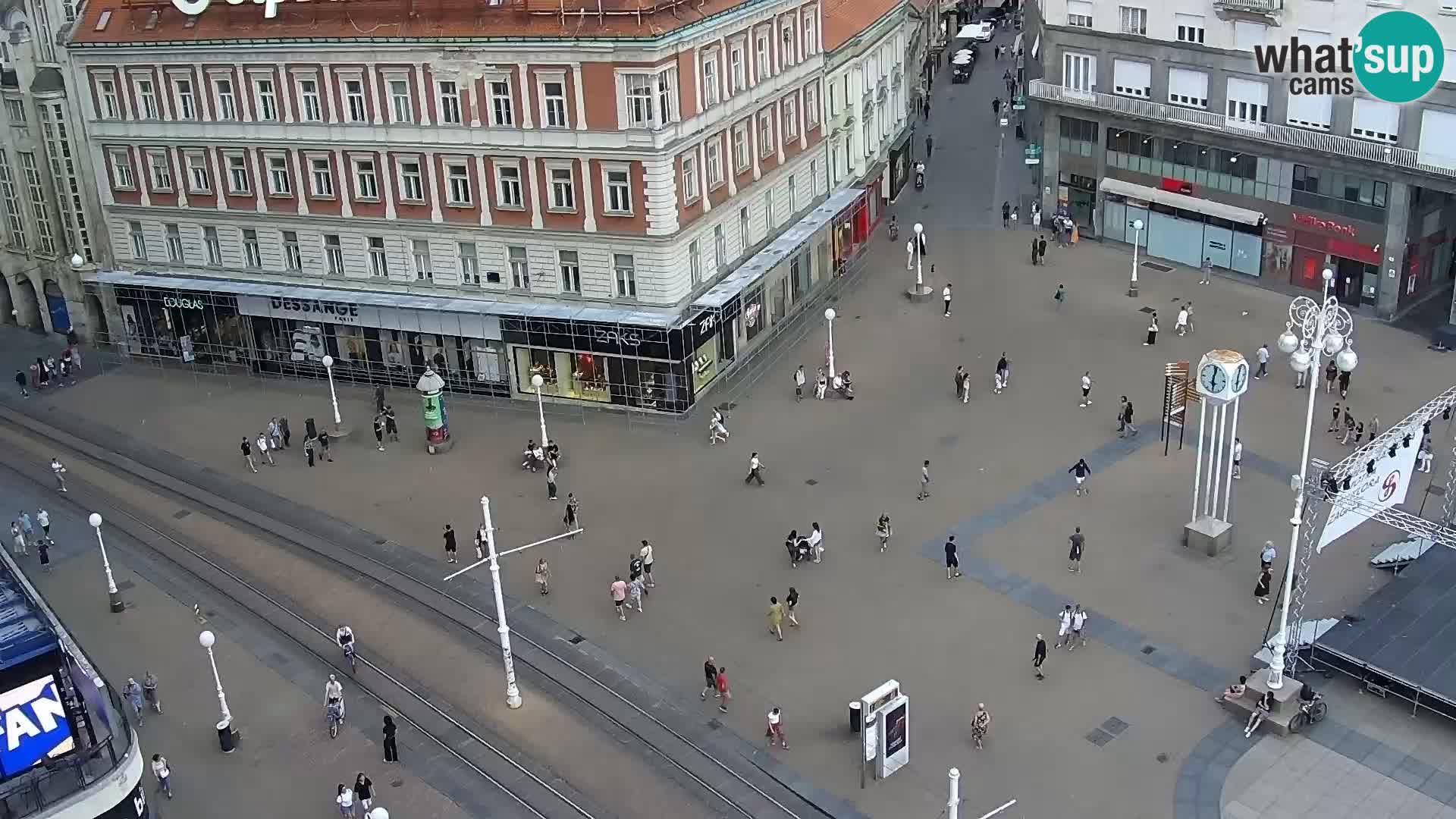 Ban Jelačić Platz Live webcam Zagreb – Hotel Dubrovnik