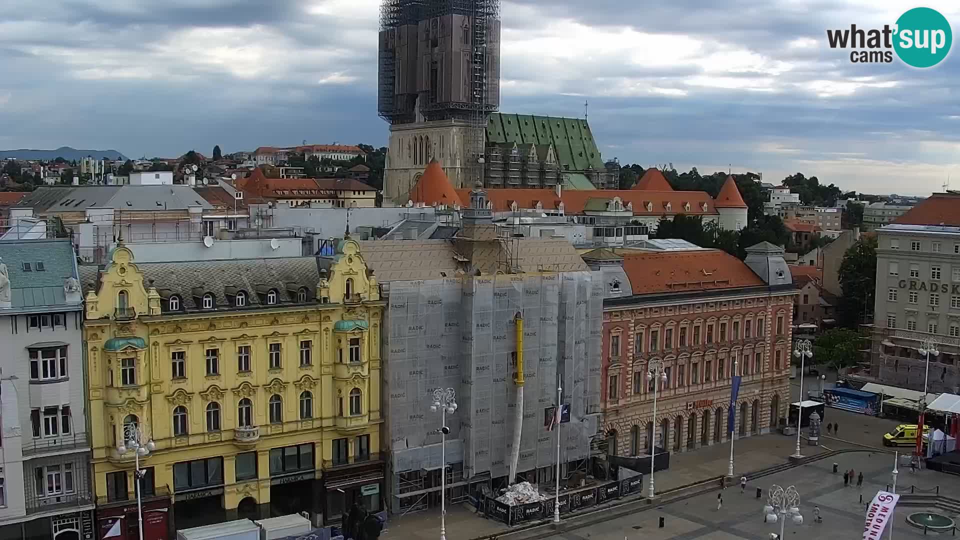 Ban Jelačić live cam Zagreb – Hotel Dubrovnik