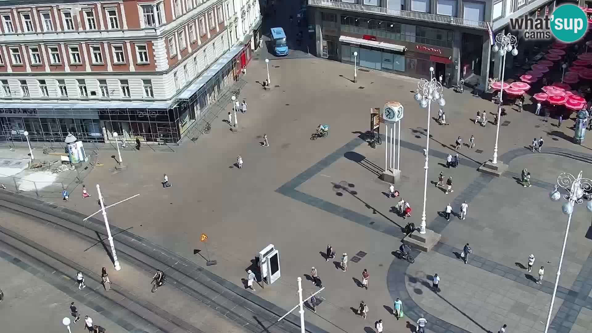 Plaza Ban Jelačić camera en vivo Zagreb – Hotel Dubrovnik