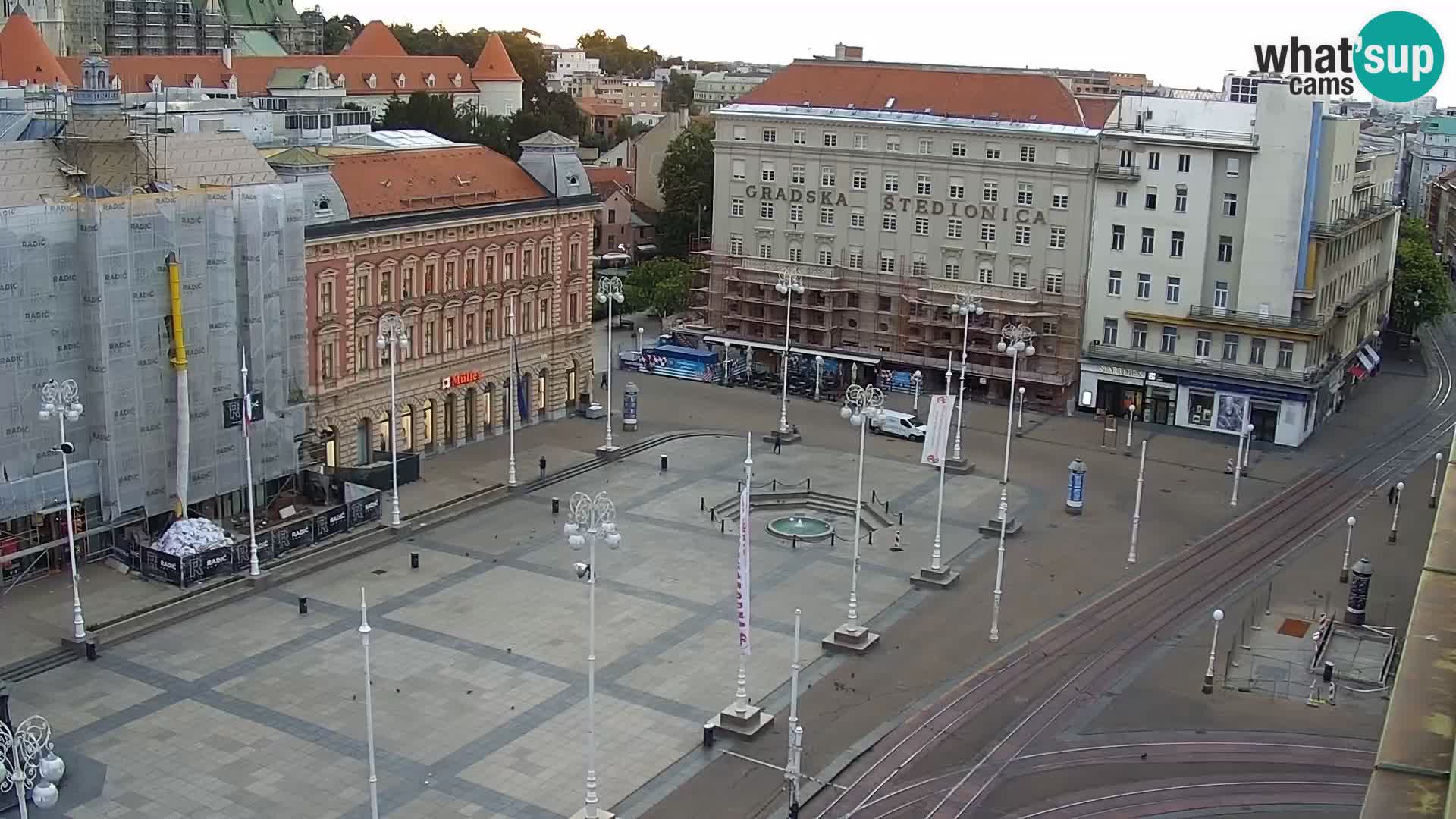 Ban Jelačić live cam Zagreb – Hotel Dubrovnik