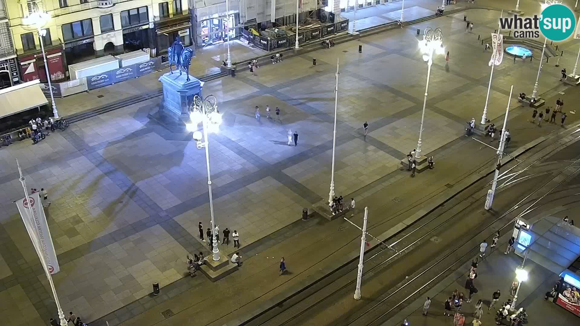 Ban Jelačić Platz  Live webcam Zagreb – Hotel Dubrovnik