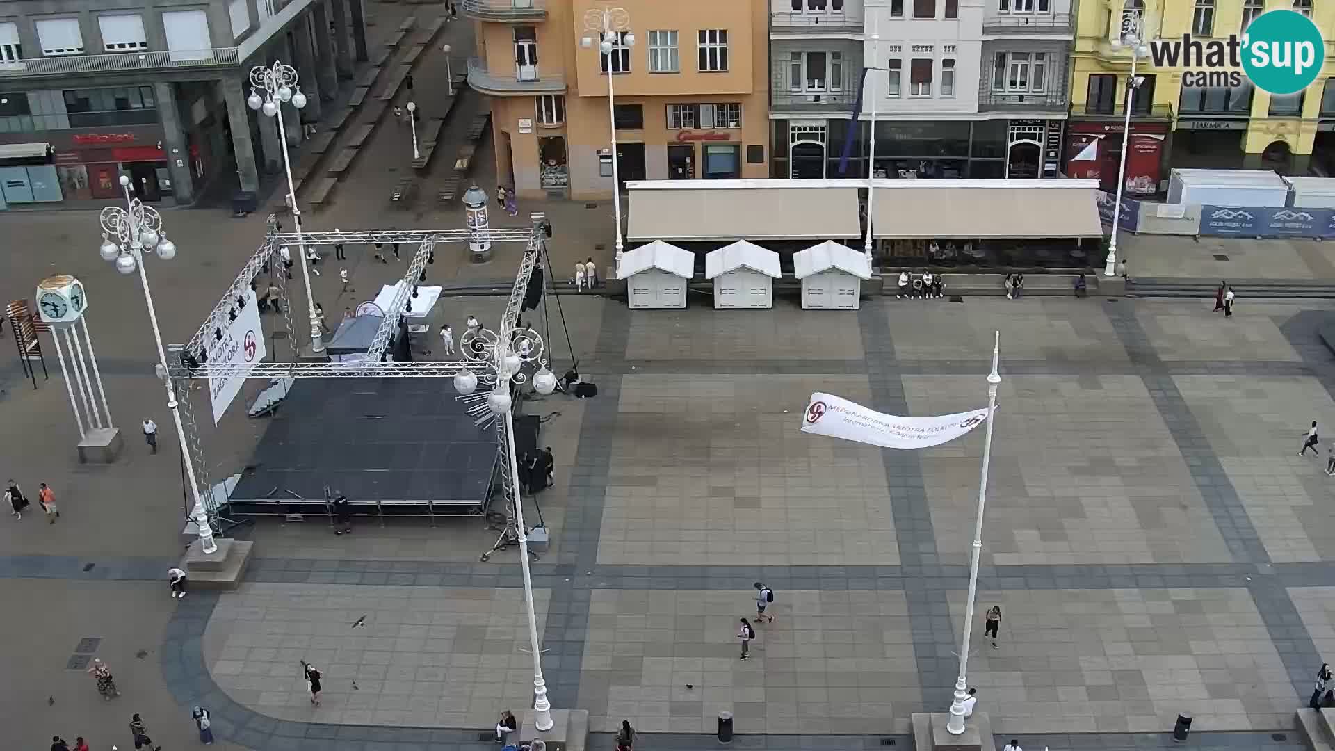 Ban Jelačić Platz Live webcam Zagreb – Hotel Dubrovnik
