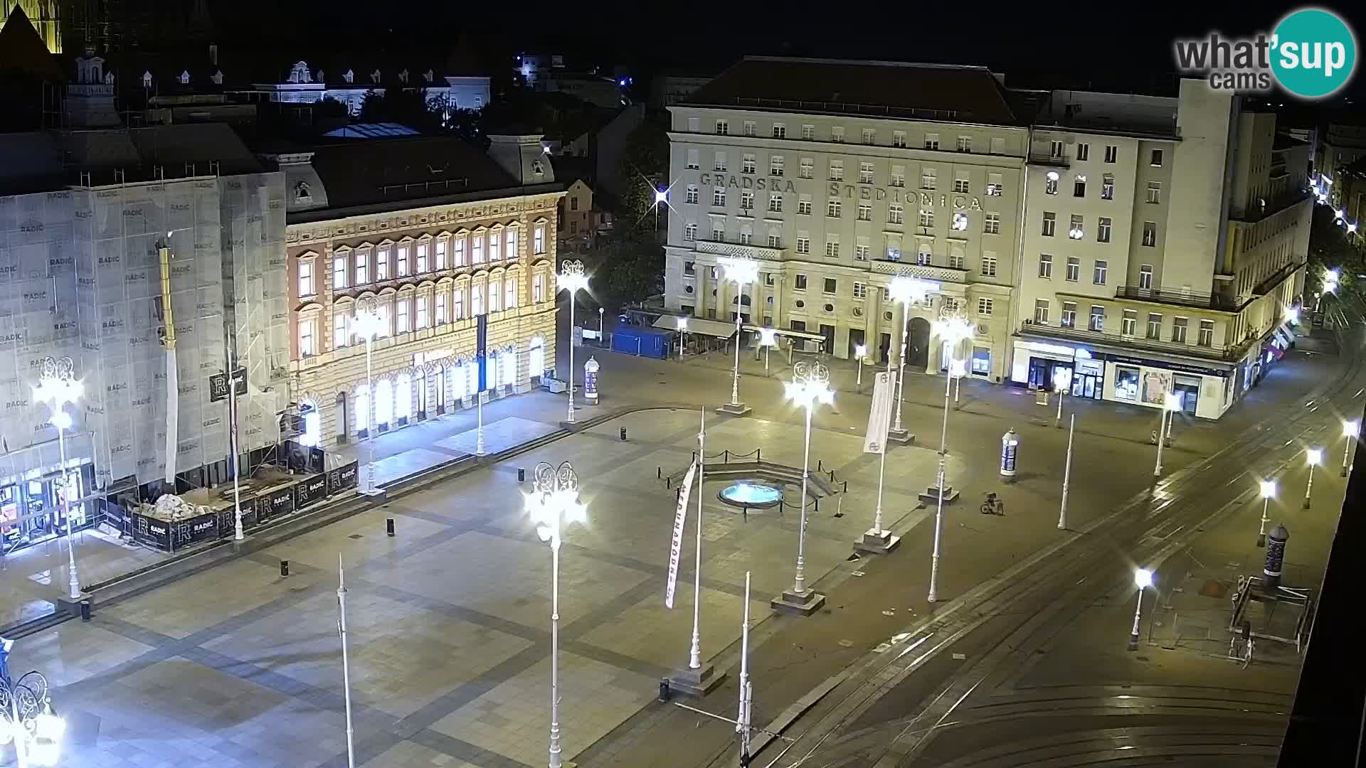 Plaza Ban Jelačić camera en vivo Zagreb – Hotel Dubrovnik