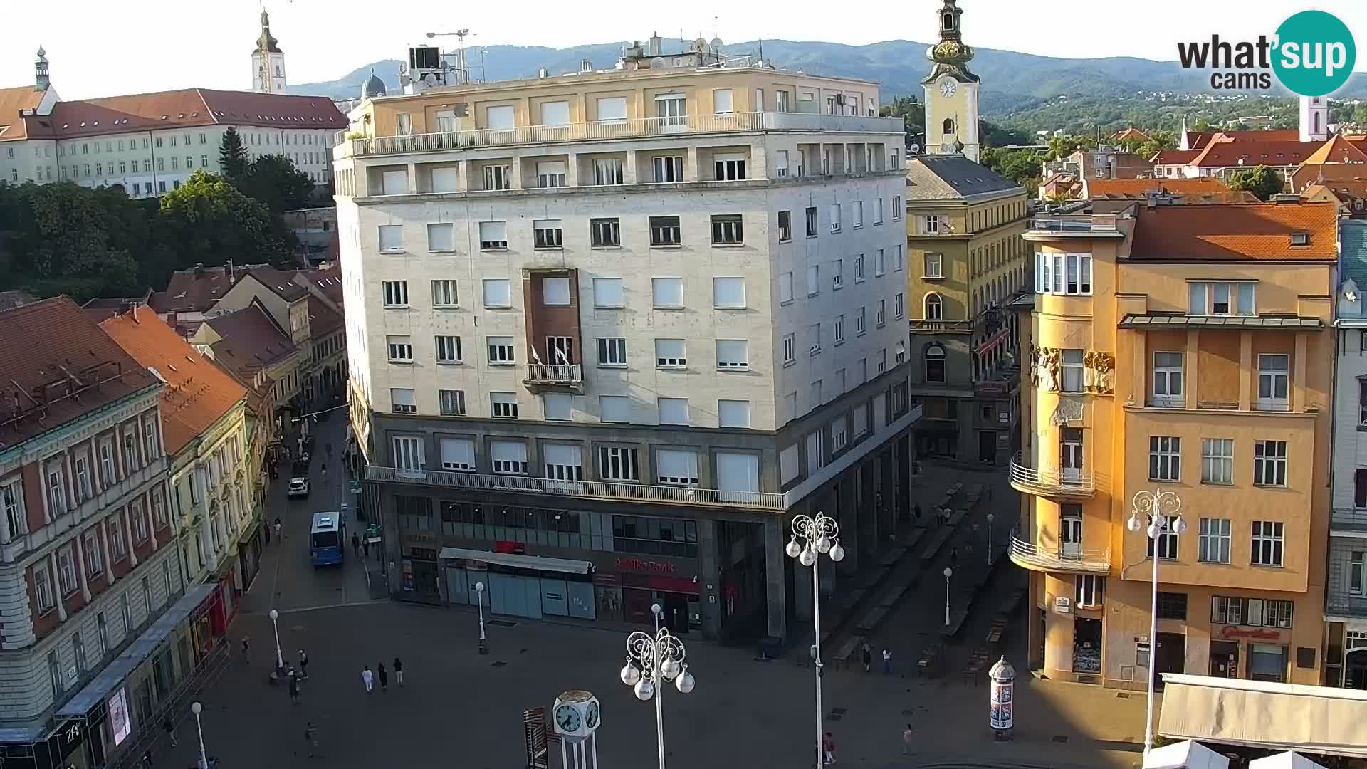 LIVE Webcam Zagreb Hotel Dubrovnik | Ban Jelačić square