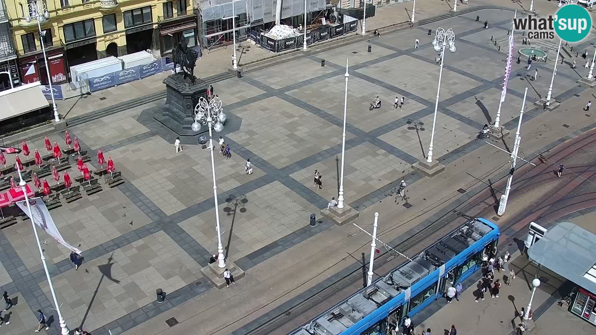 Plaza Ban Jelačić camera en vivo Zagreb – Hotel Dubrovnik
