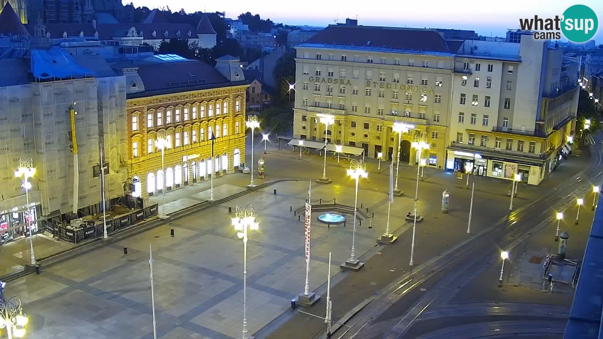 LIVE Webcam Zagreb Hotel Dubrovnik | Ban Jelačić square