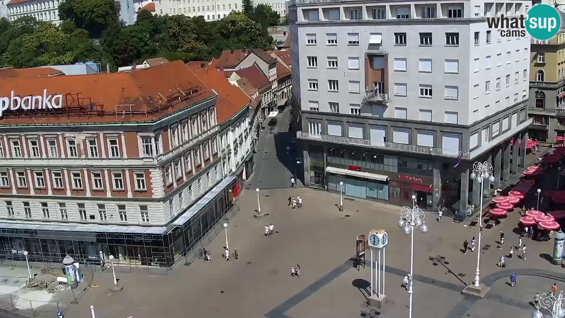 Ban Jelačić Platz  Live webcam Zagreb – Hotel Dubrovnik