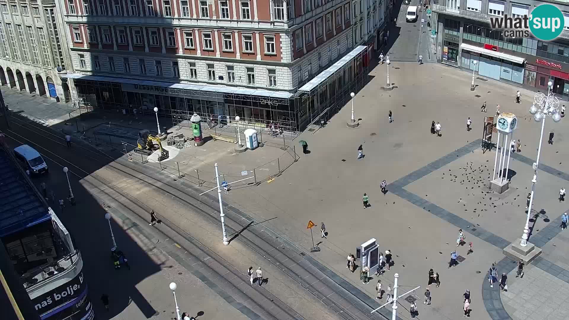 LIVE Webcam Zagreb Hotel Dubrovnik | Ban Jelačić square