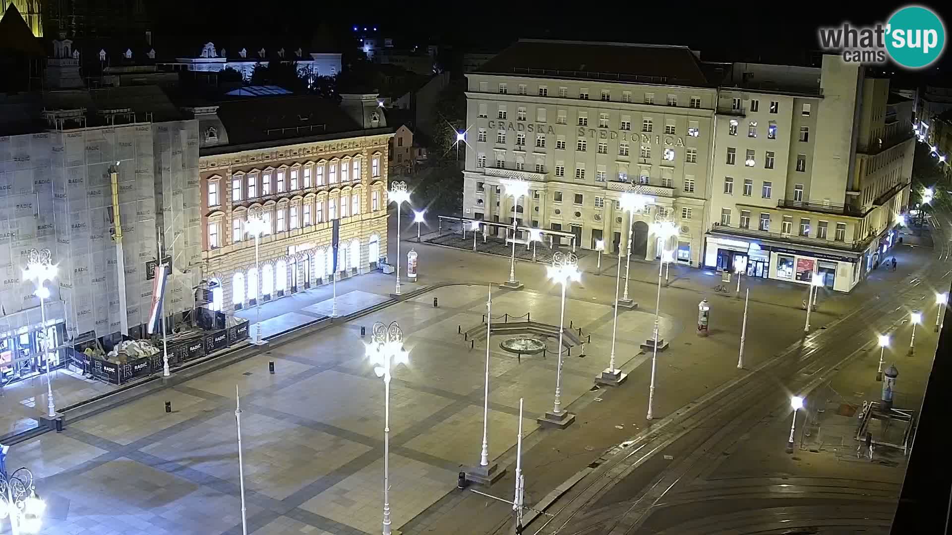 Ban Jelačić Platz  Live webcam Zagreb – Hotel Dubrovnik