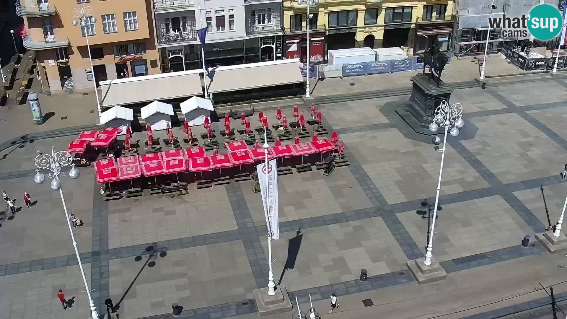 Piazza Ban Jelačić livecam Zagreb – Hotel Dubrovnik