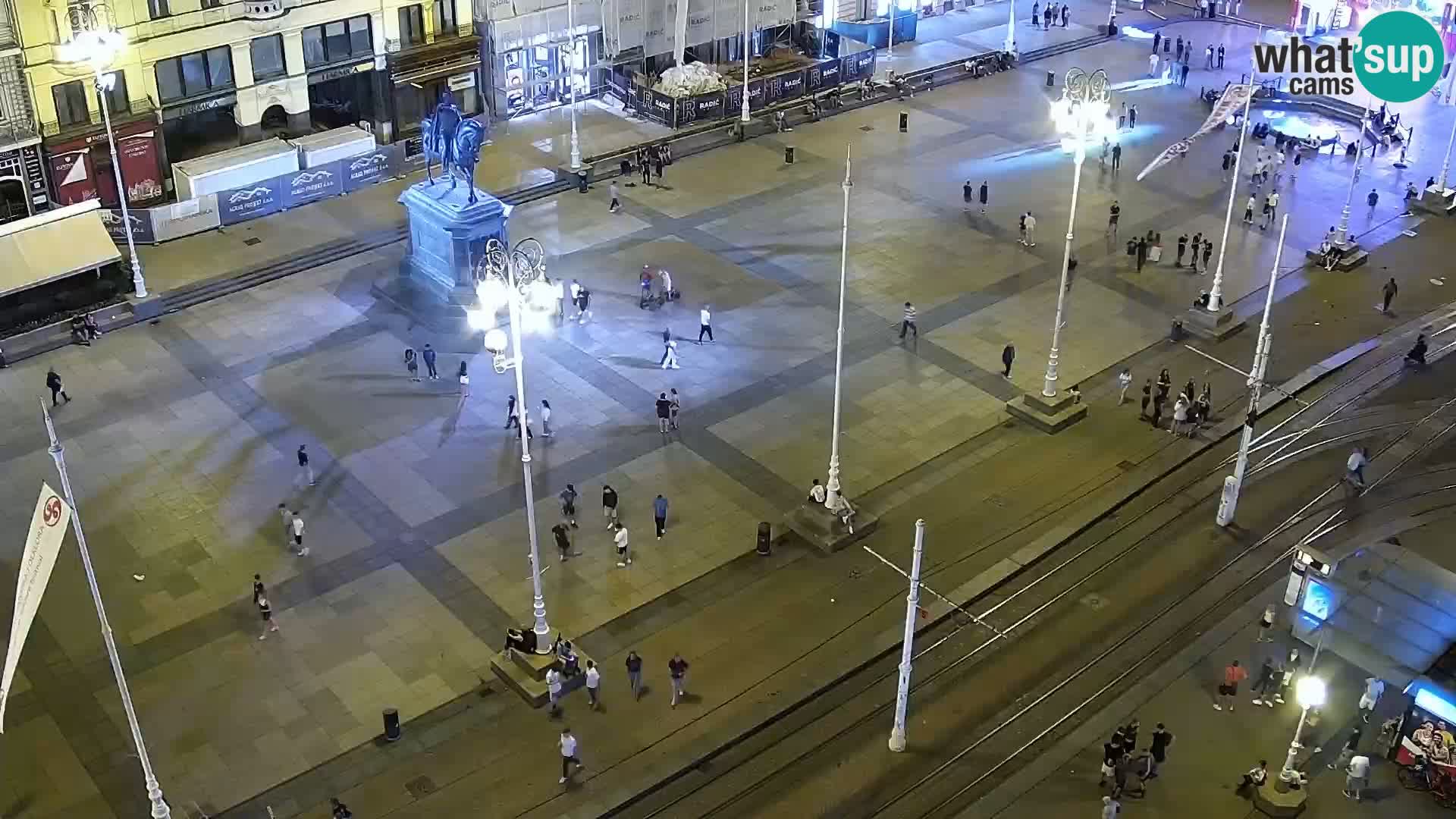 Piazza Ban Jelačić livecam Zagreb – Hotel Dubrovnik