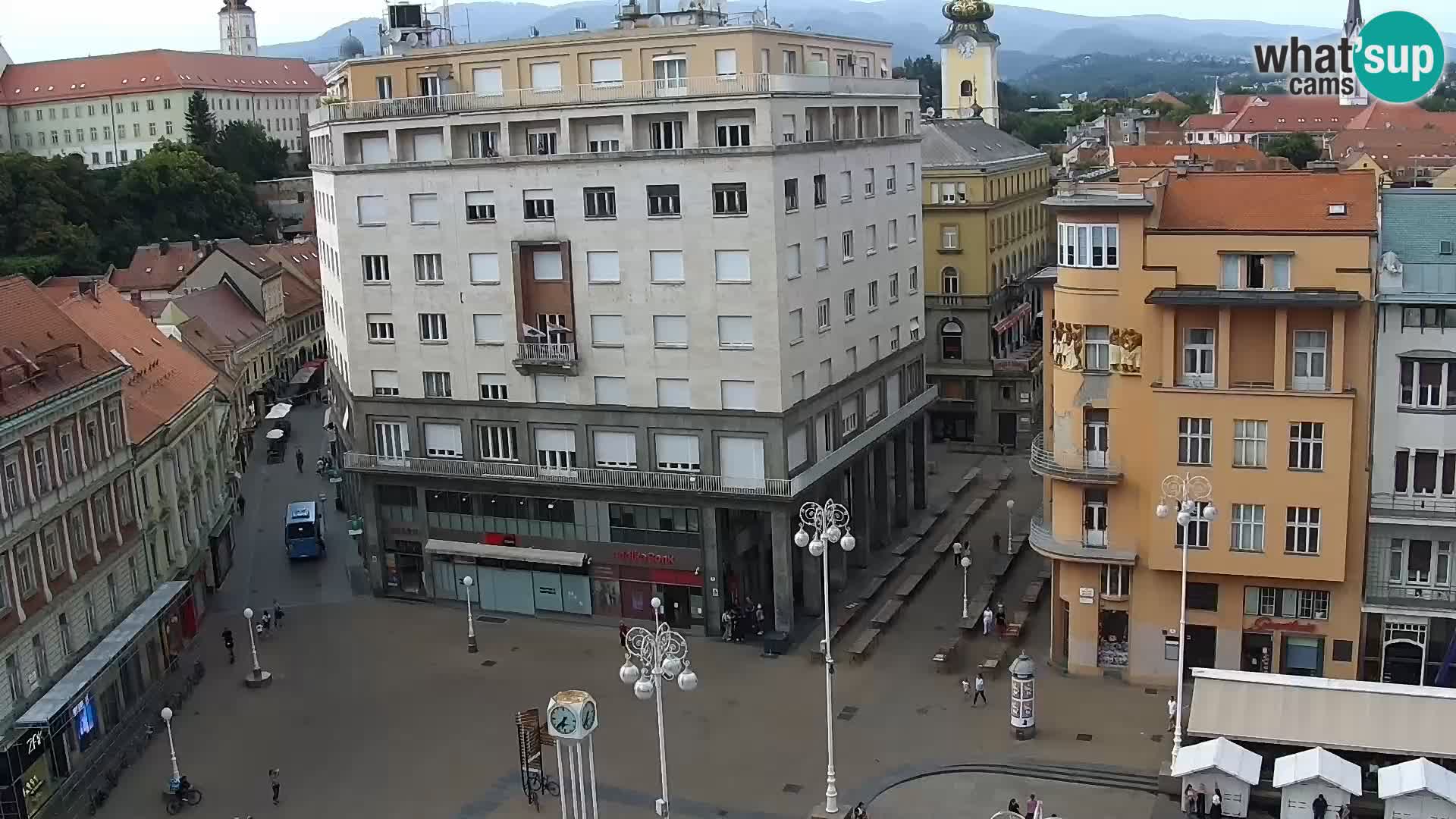 LIVE Webcam Zagreb Hotel Dubrovnik | Ban Jelačić square