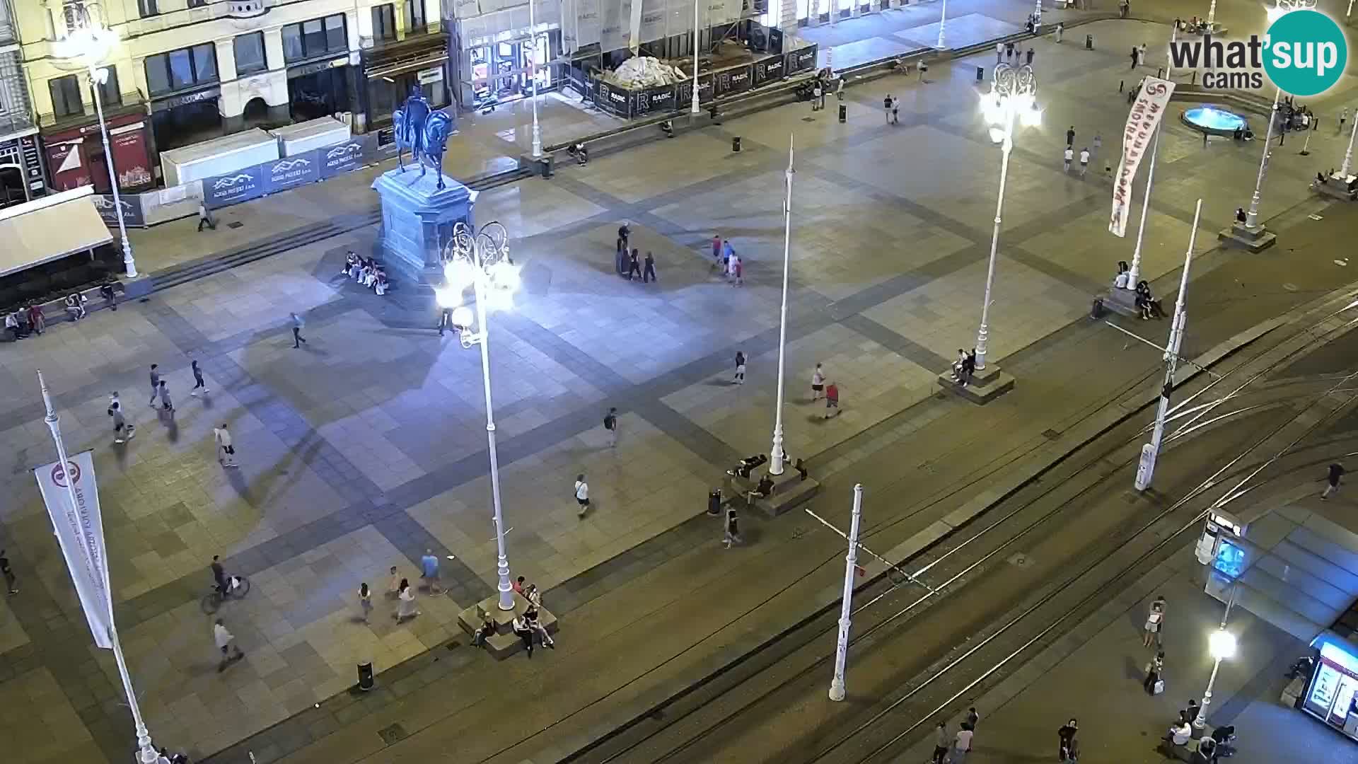 Plaza Ban Jelačić camera en vivo Zagreb – Hotel Dubrovnik
