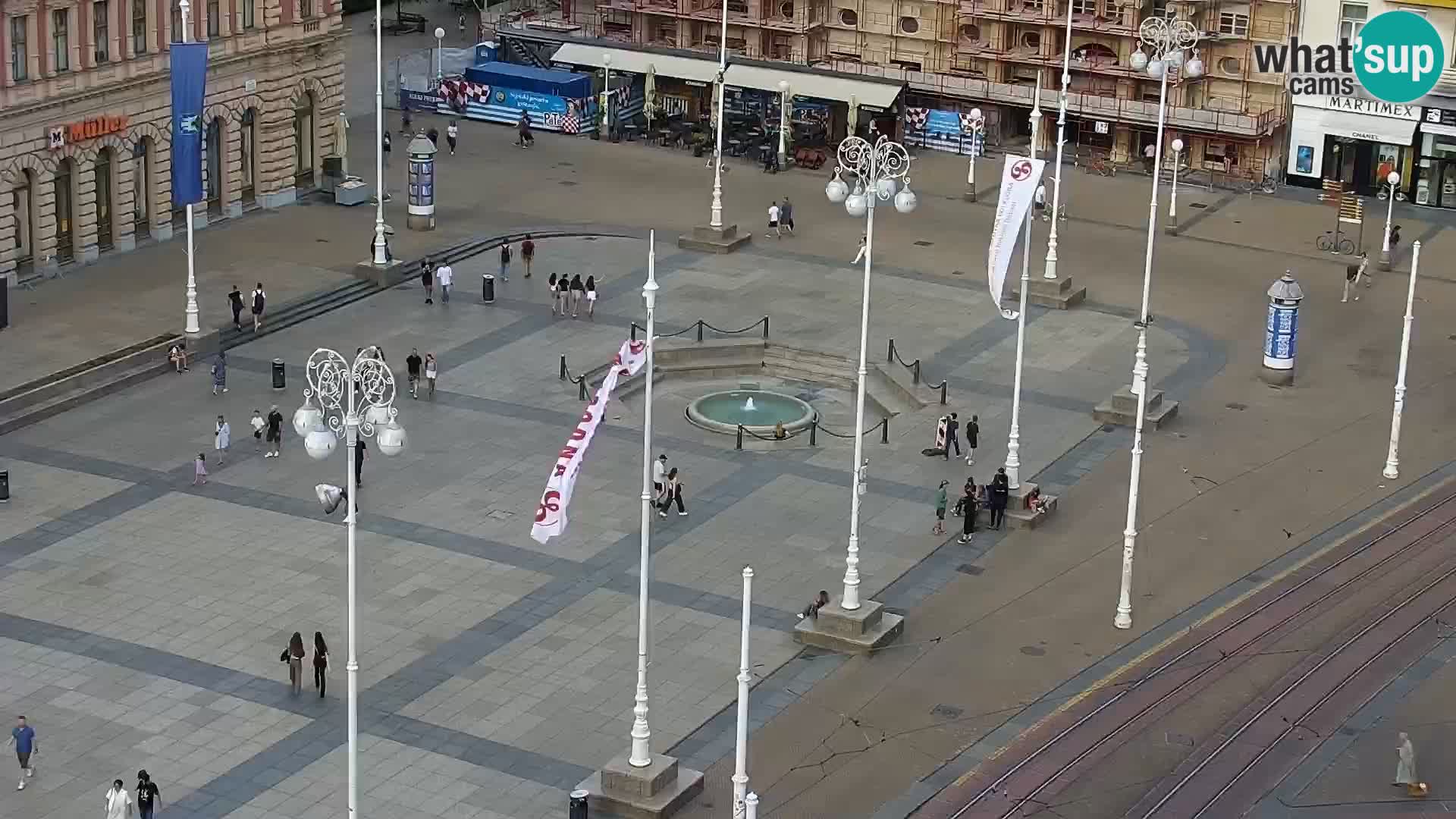 LIVE Webcam Zagreb Hotel Dubrovnik | Ban Jelačić square