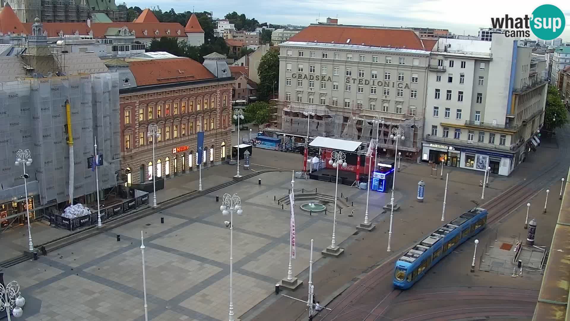 Ban Jelačić live cam Zagreb – Hotel Dubrovnik