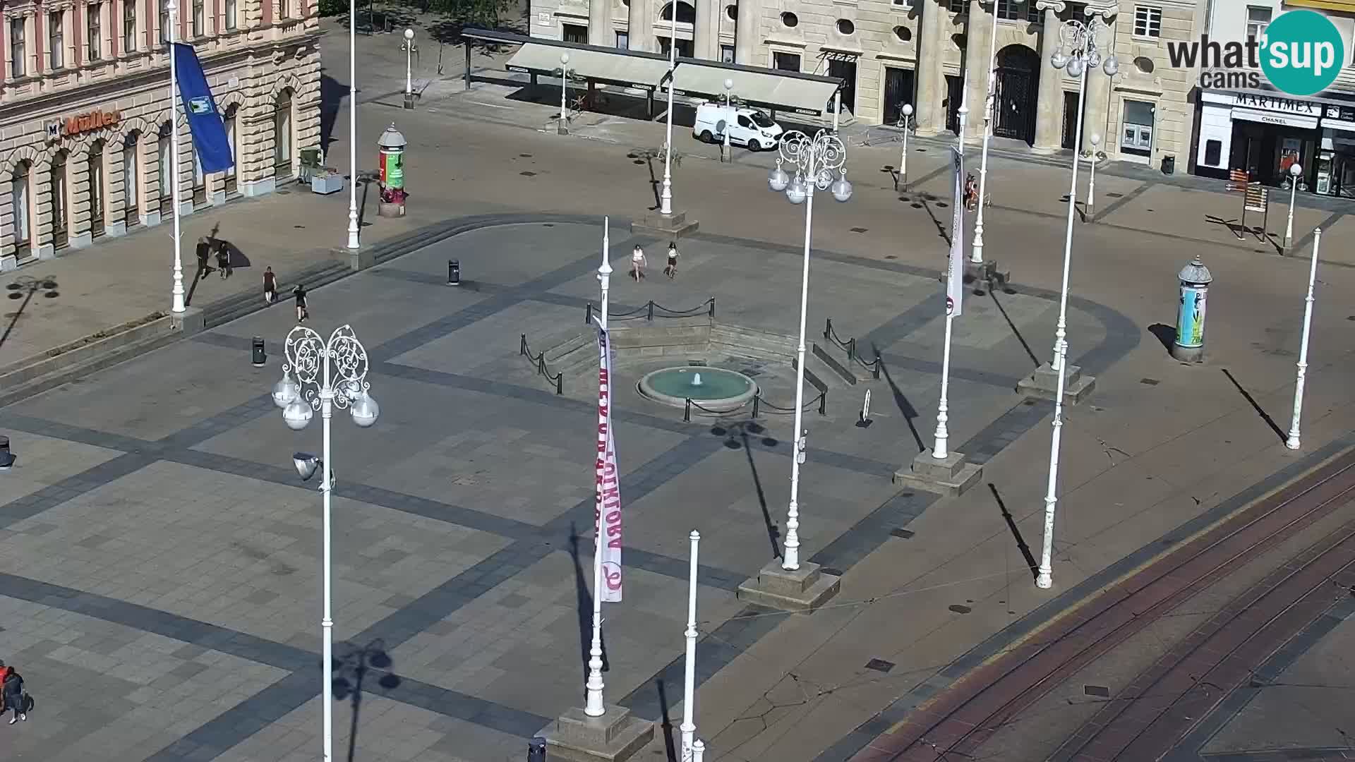 Plaza Ban Jelačić camera en vivo Zagreb – Hotel Dubrovnik