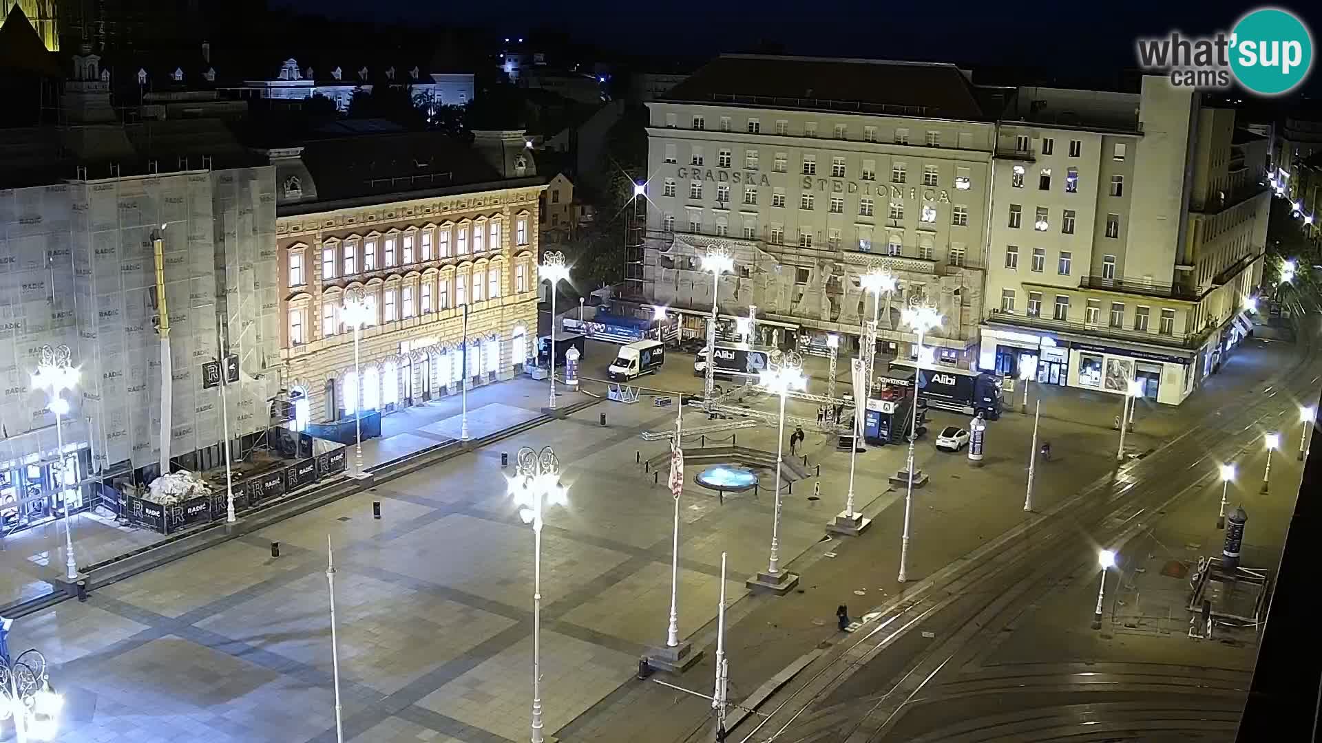 Plaza Ban Jelačić camera en vivo Zagreb – Hotel Dubrovnik