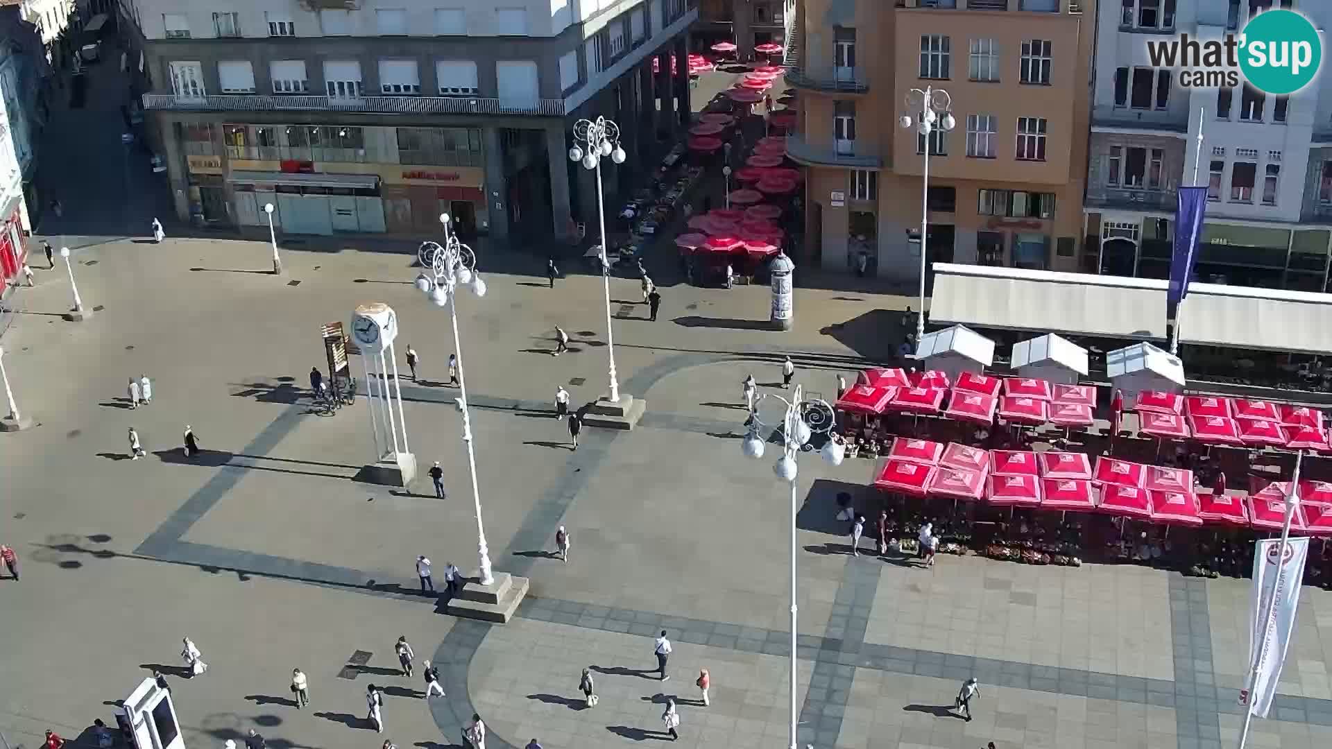 Plaza Ban Jelačić camera en vivo Zagreb – Hotel Dubrovnik