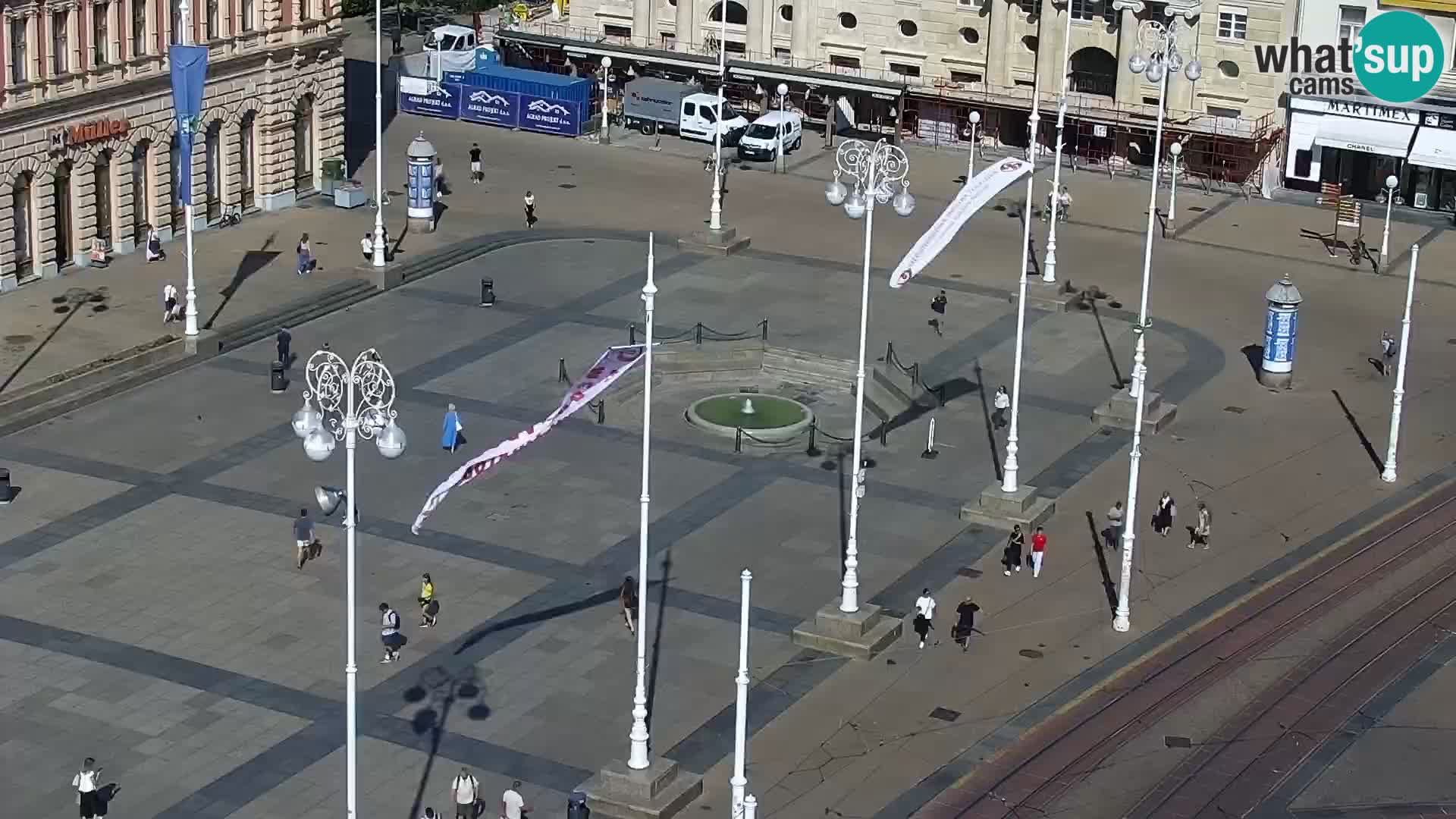 Ban Jelačić Platz  Live webcam Zagreb – Hotel Dubrovnik