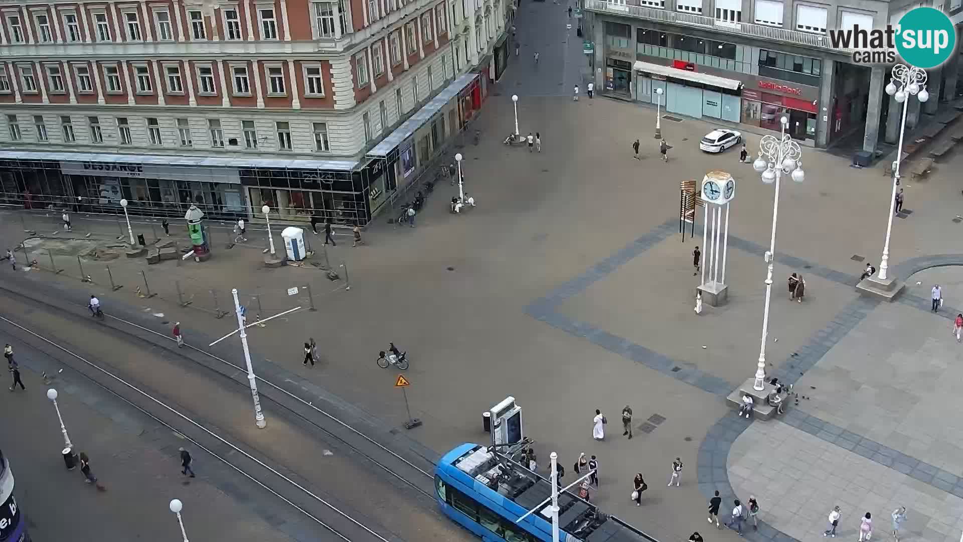 Ban Jelačić Platz  Live webcam Zagreb – Hotel Dubrovnik