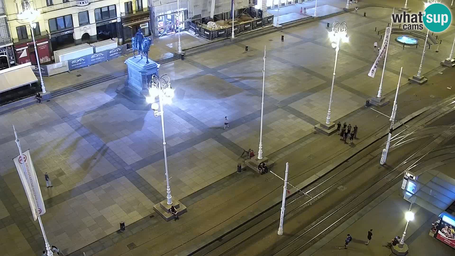 LIVE Webcam Zagreb Hotel Dubrovnik | Ban Jelačić square