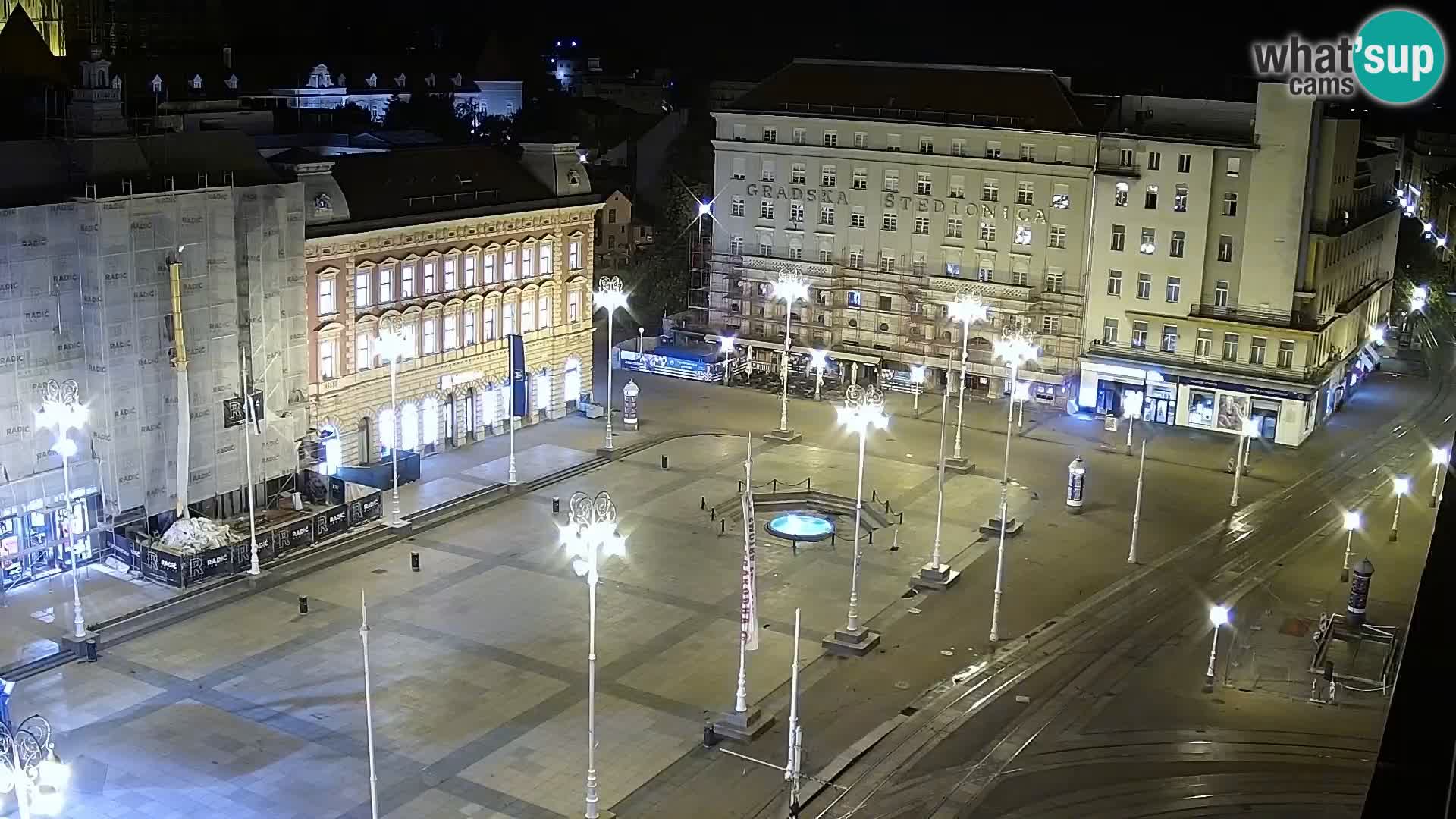LIVE Webcam Zagreb Hotel Dubrovnik | Ban Jelačić square