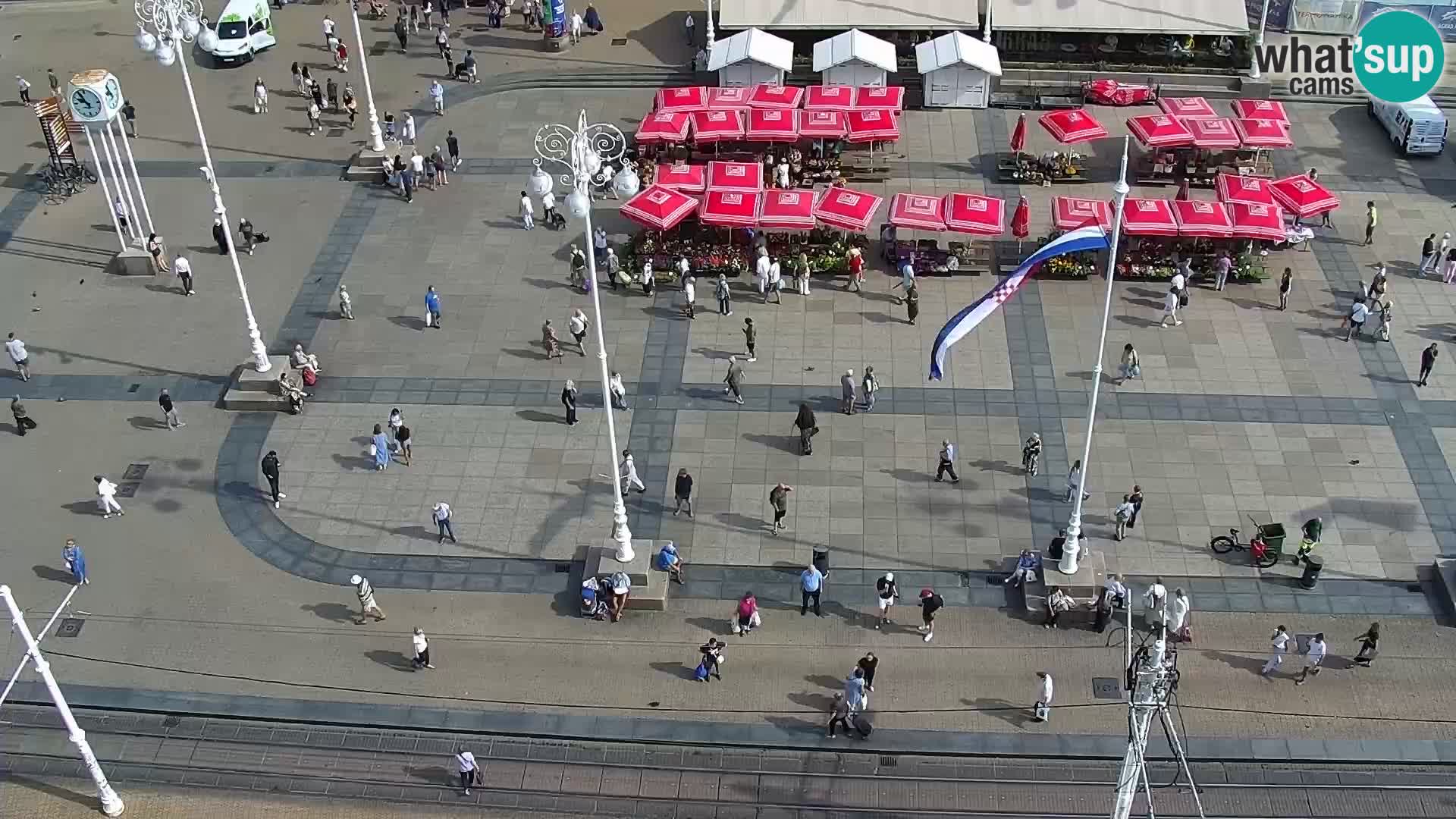Plaza Ban Jelačić camera en vivo Zagreb – Hotel Dubrovnik