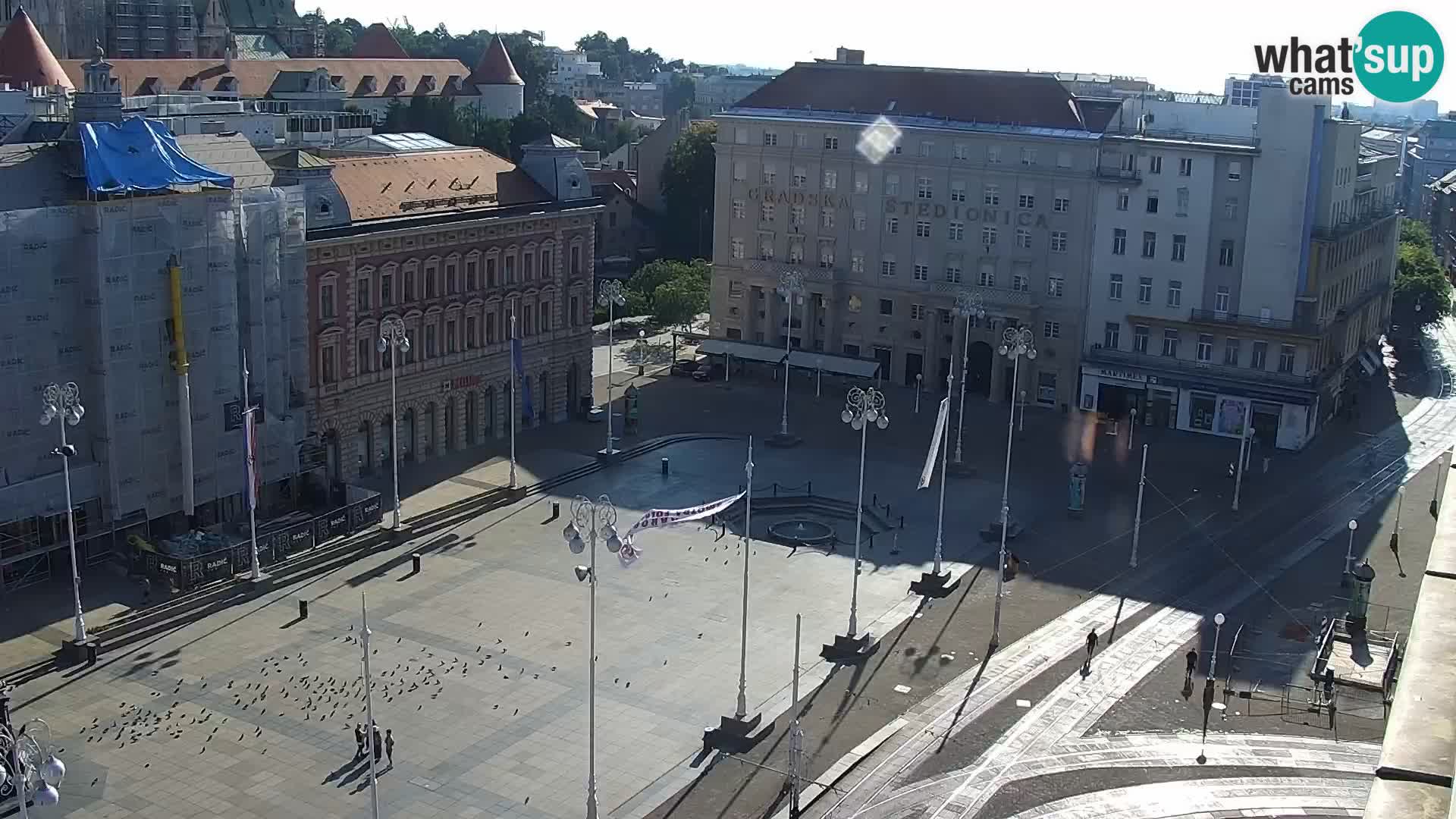 Ban Jelačić live cam Zagreb – Hotel Dubrovnik
