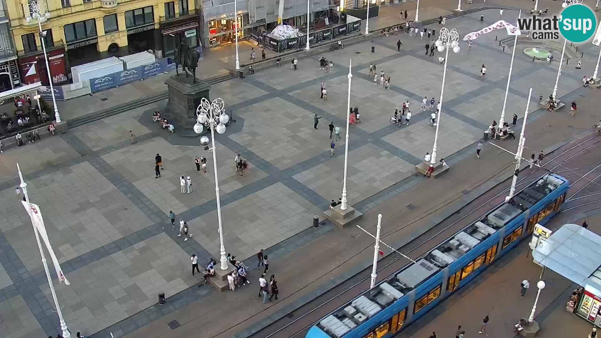 Ban Jelačić Platz Live webcam Zagreb – Hotel Dubrovnik