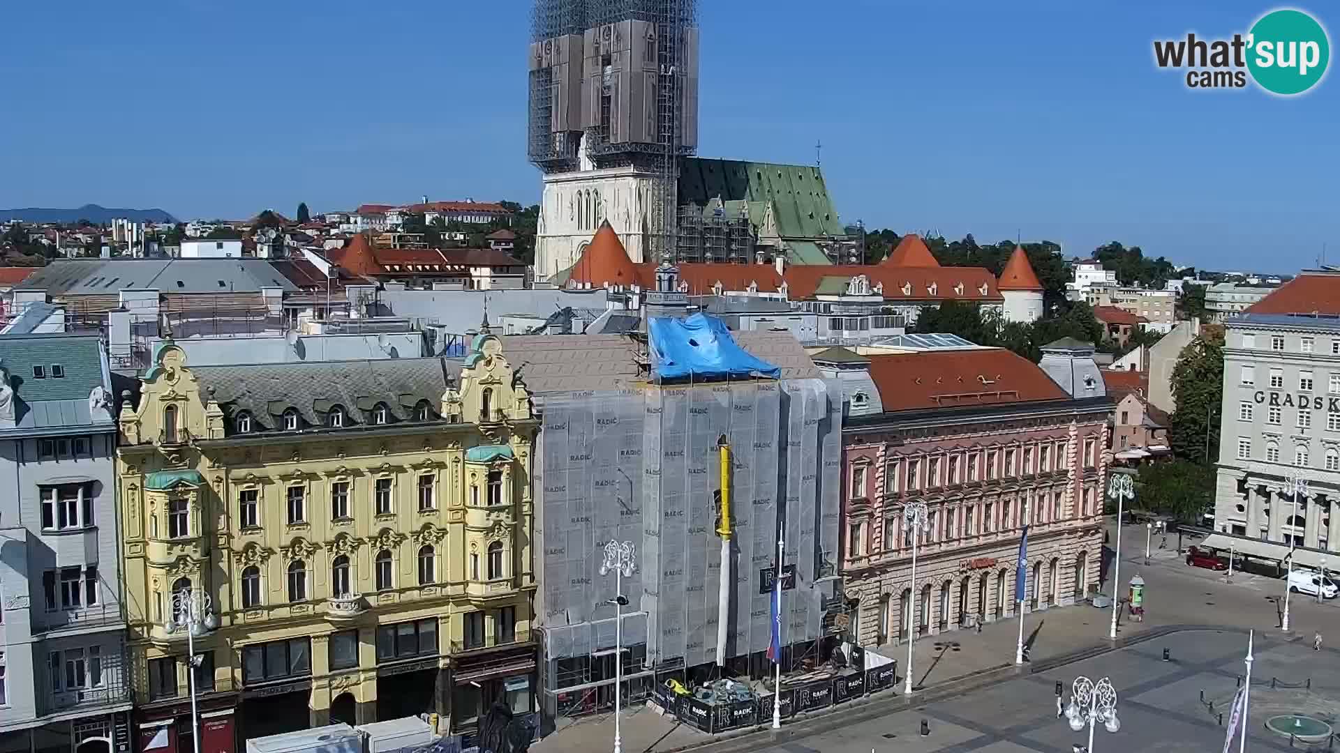 Ban Jelačić live cam Zagreb – Hotel Dubrovnik