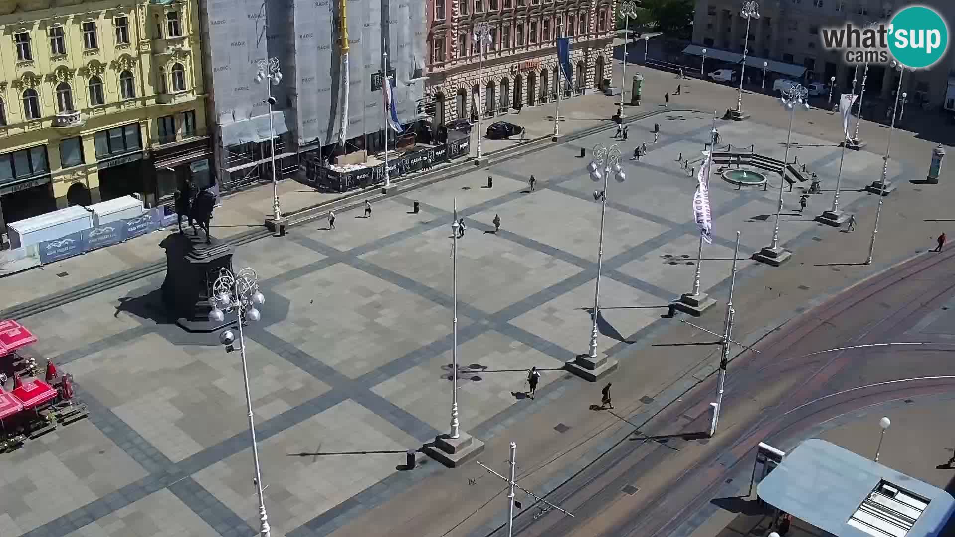 Ban Jelačić Platz  Live webcam Zagreb – Hotel Dubrovnik