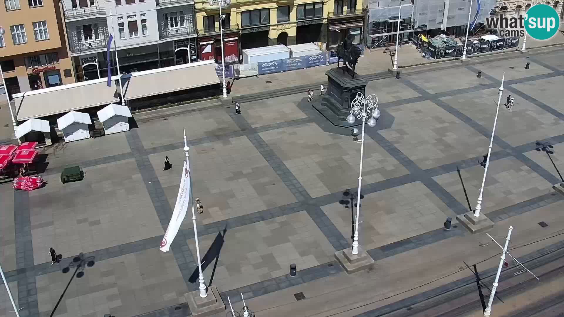 Piazza Ban Jelačić livecam Zagreb – Hotel Dubrovnik