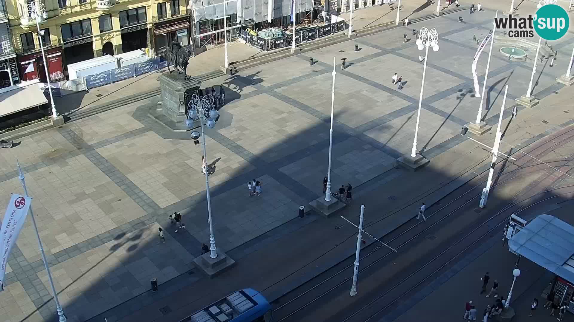 LIVE Webcam Zagreb Hotel Dubrovnik | Ban Jelačić square
