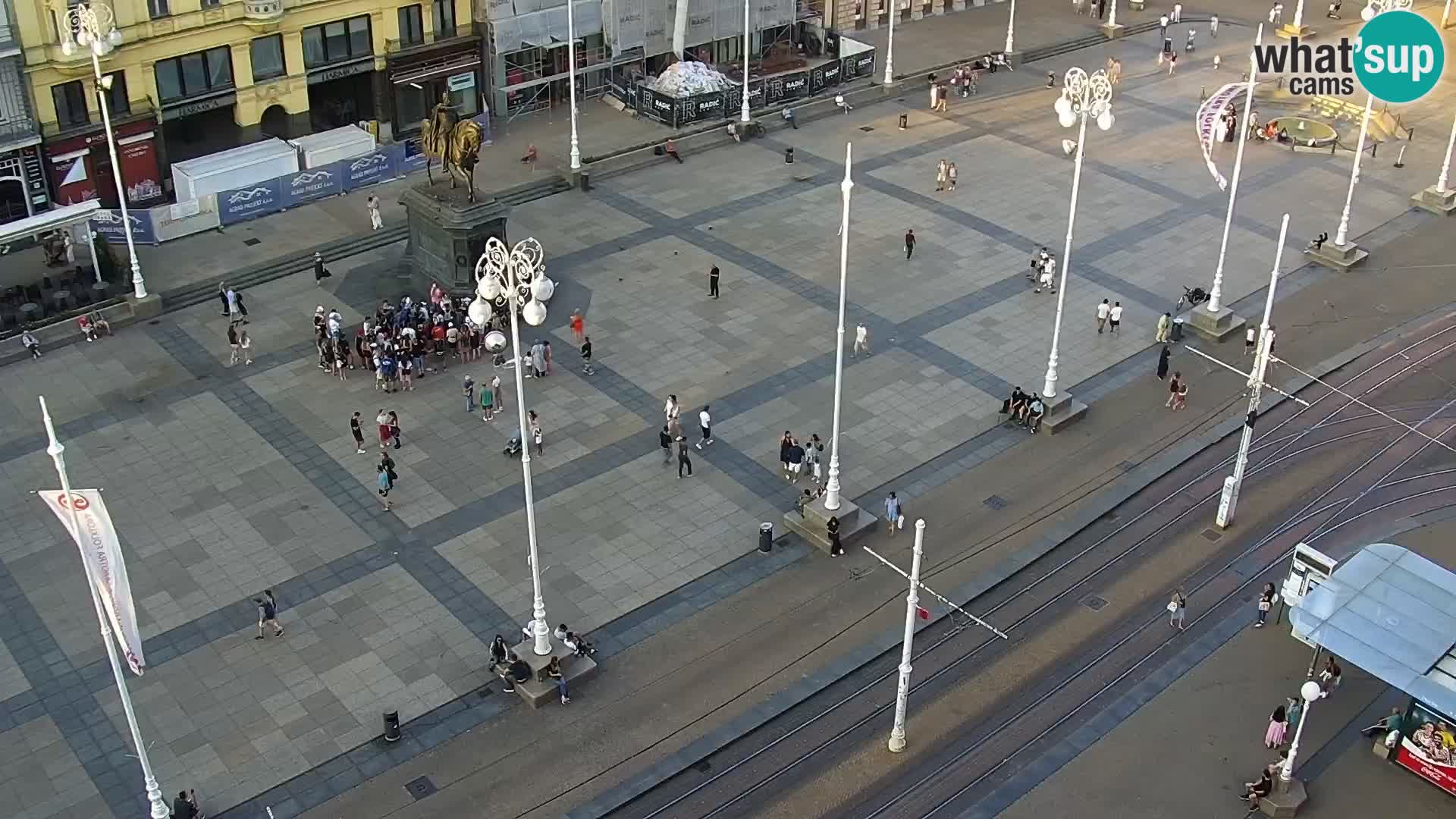 Piazza Ban Jelačić livecam Zagreb – Hotel Dubrovnik