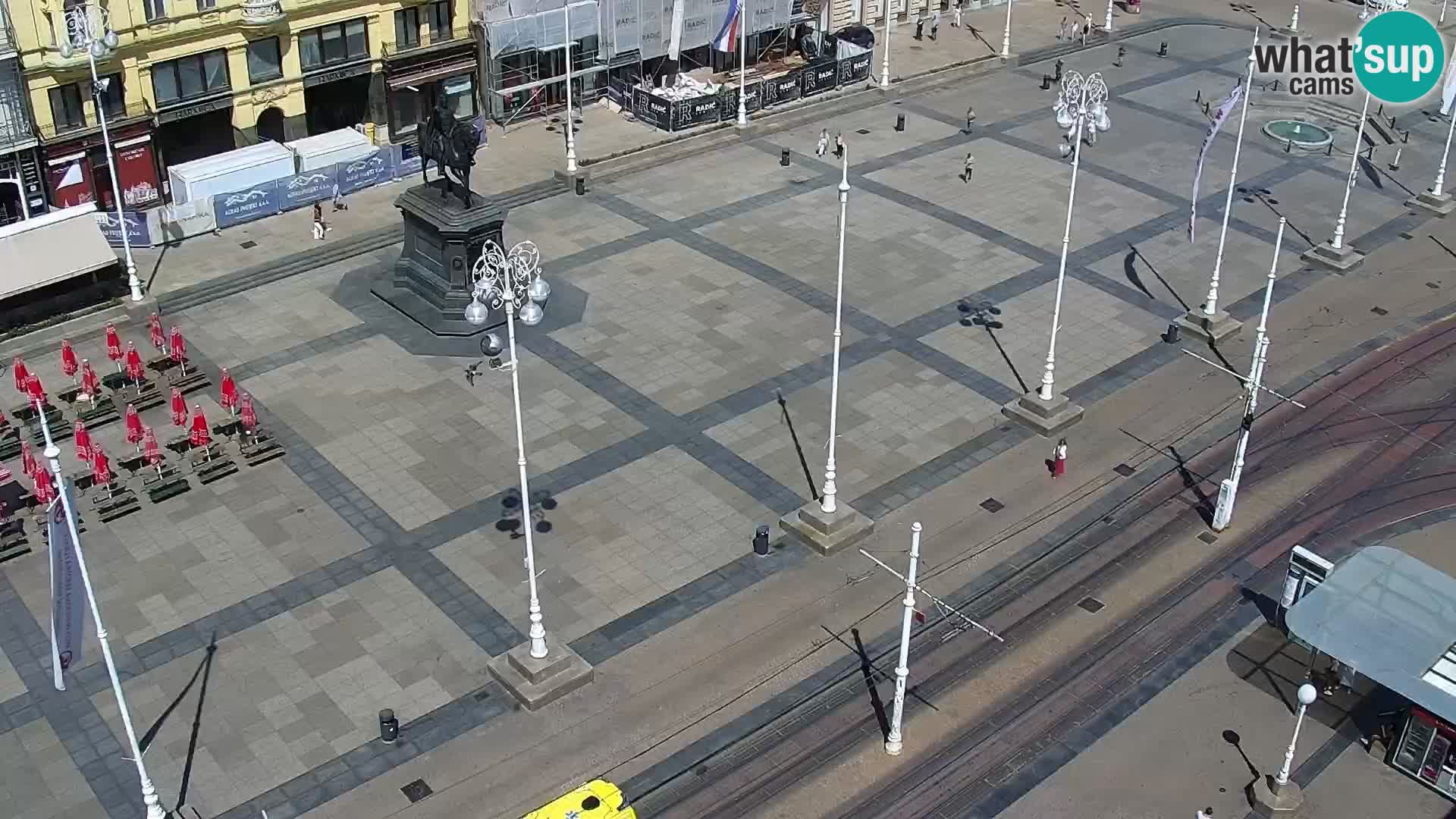 LIVE Webcam Zagreb Hotel Dubrovnik | Ban Jelačić square